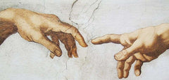 Michelangelo - Dettaglio Creazione di Adamo