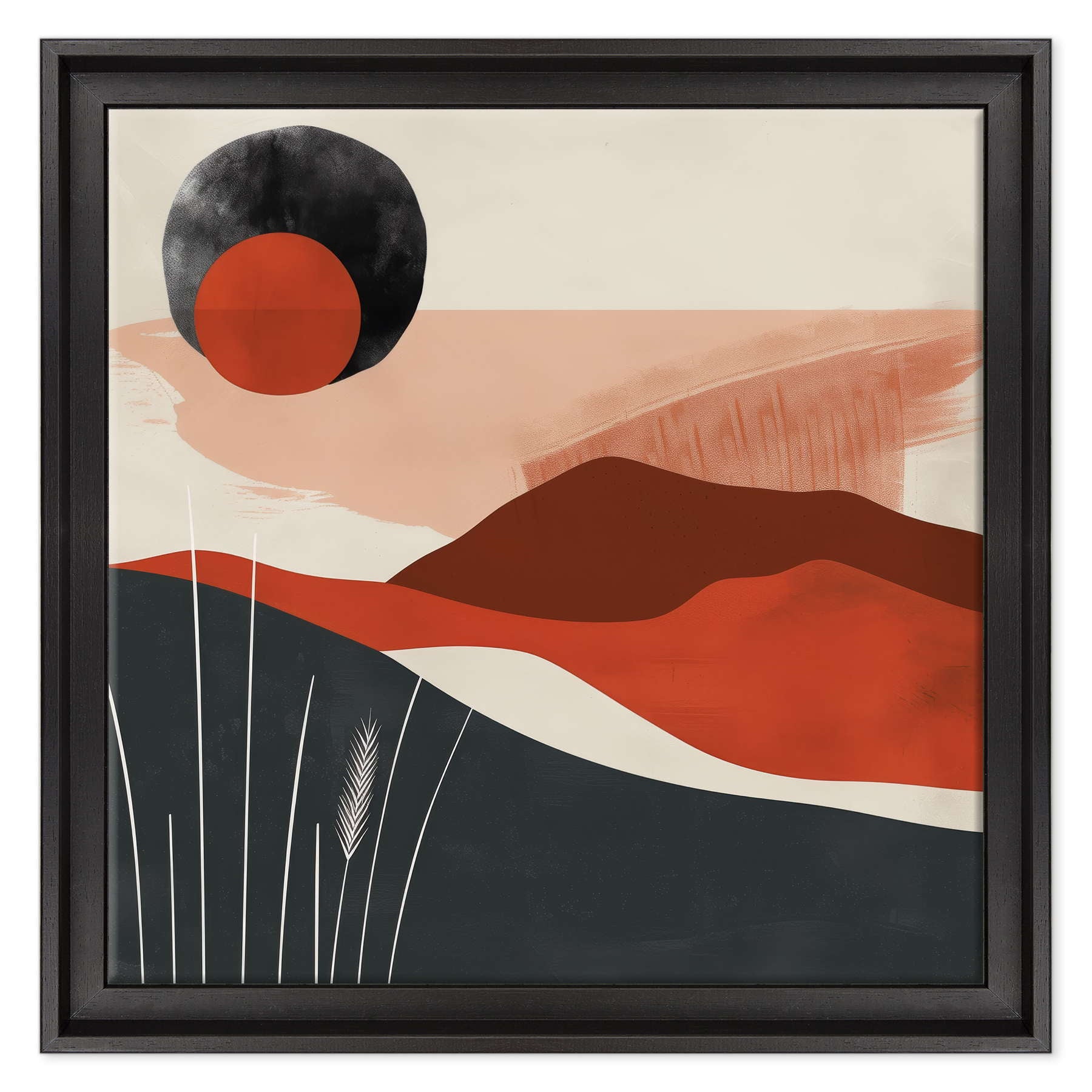 Eclipse Terrestre in Rosso Marsala
