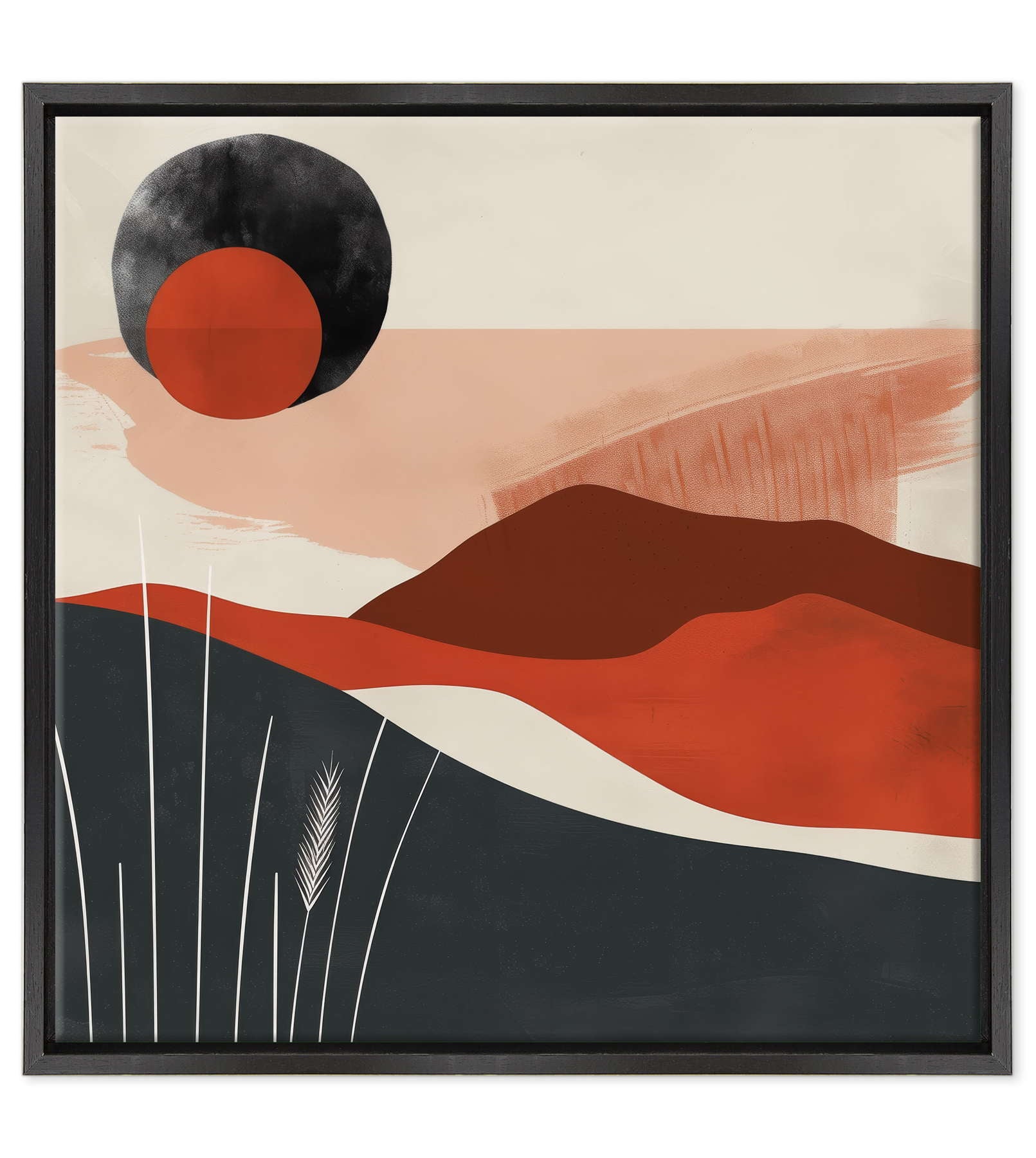 Eclipse Terrestre in Rosso Marsala