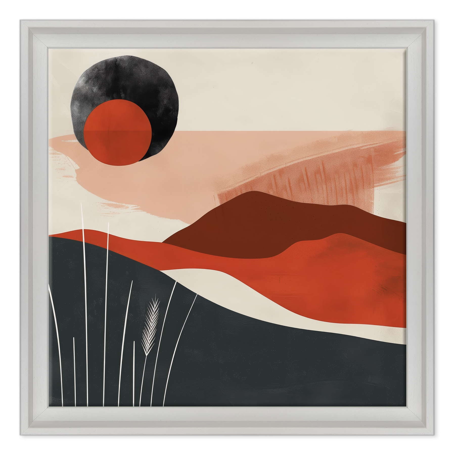 Eclipse Terrestre in Rosso Marsala