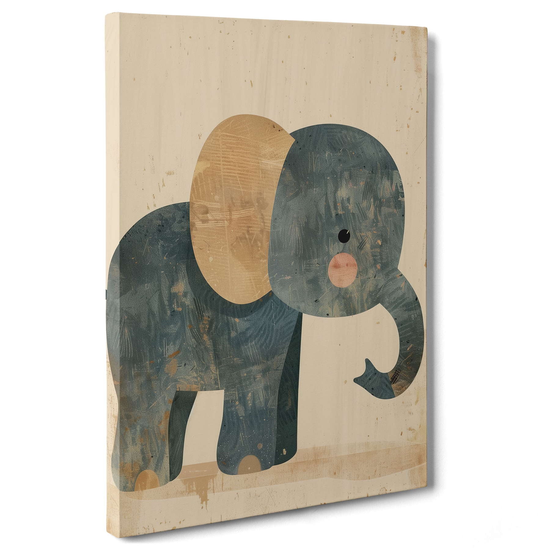 Serenità Sabbiata: L'Elefante Pensieroso
