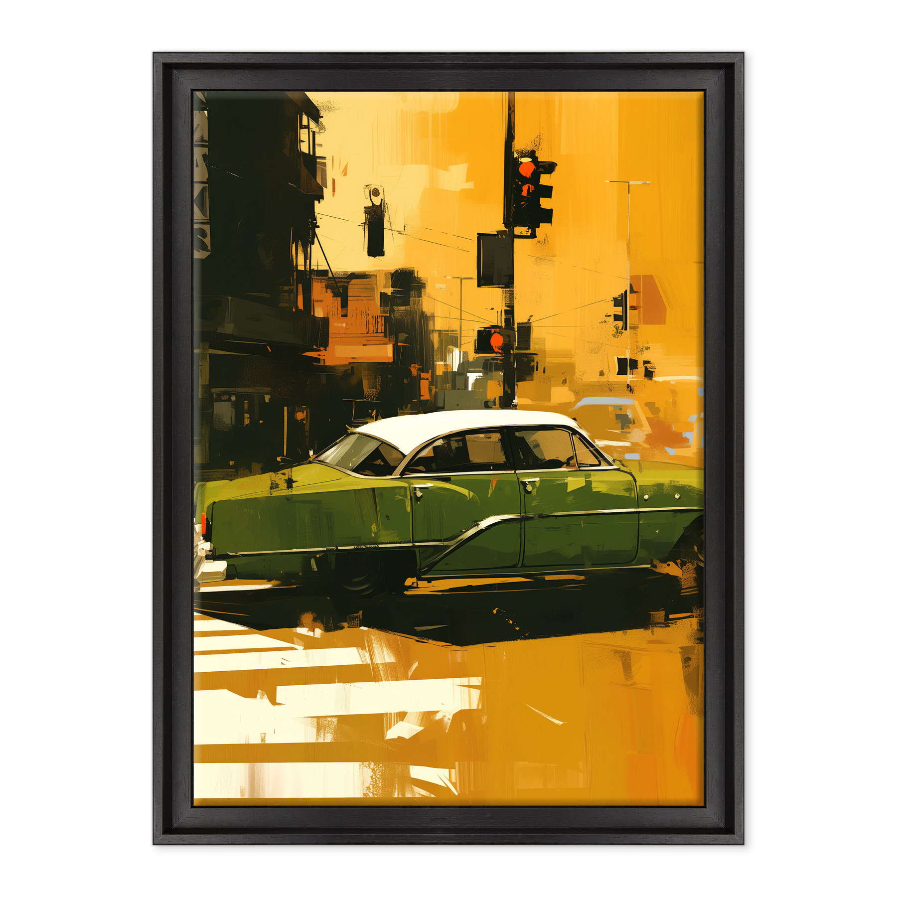 Attraversamento Vintage: Epoca Verde su Strisce