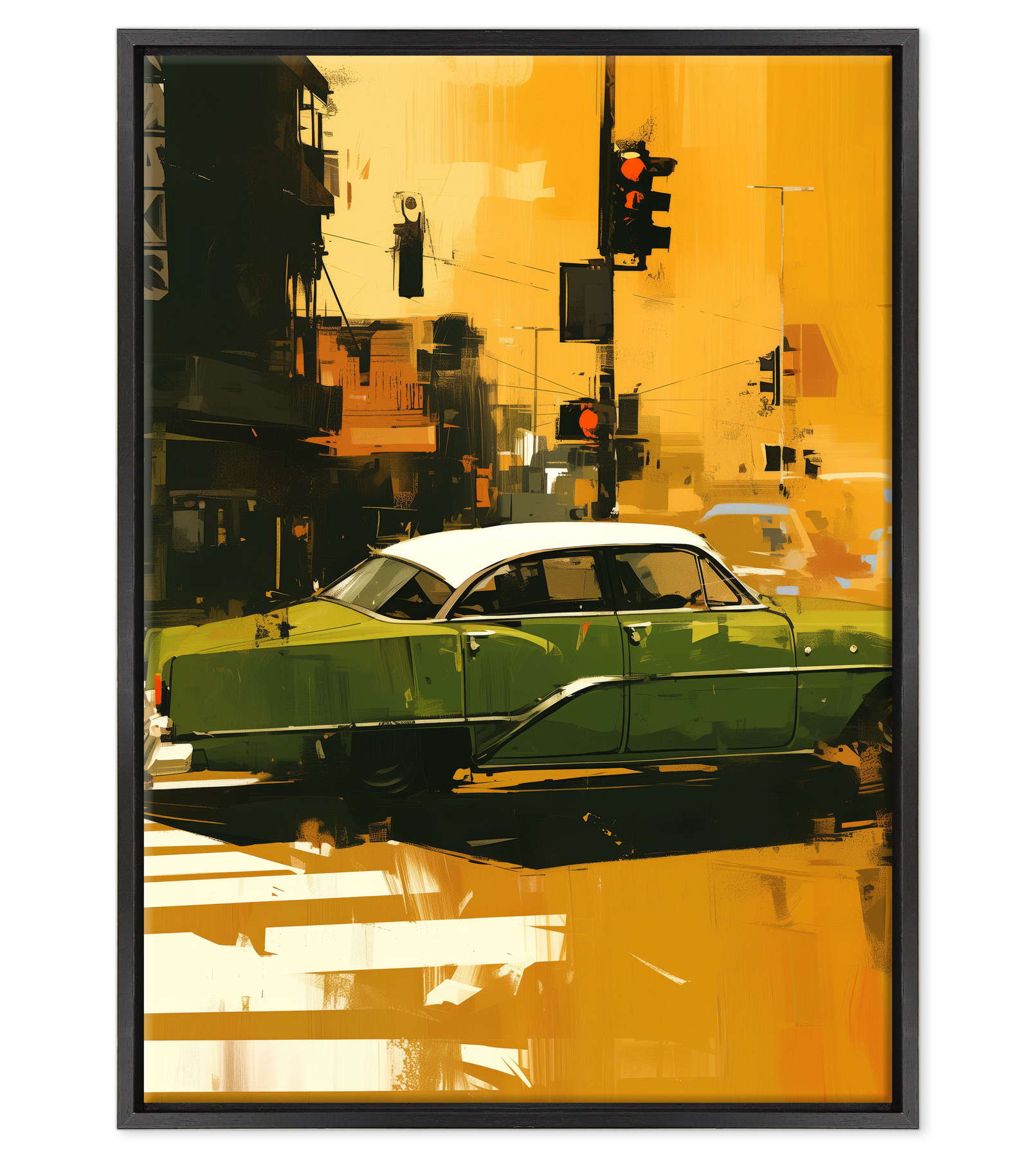 Attraversamento Vintage: Epoca Verde su Strisce