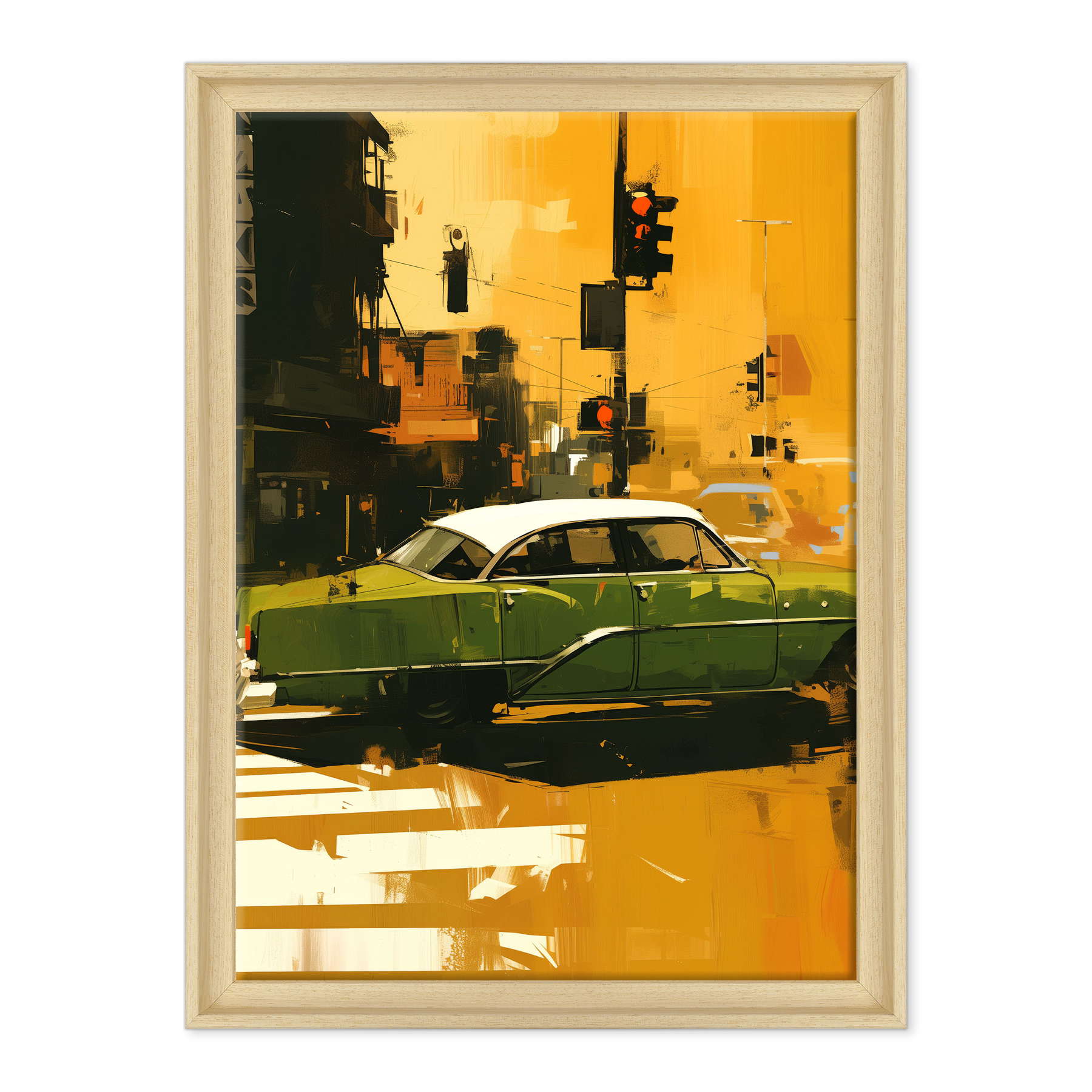 Attraversamento Vintage: Epoca Verde su Strisce