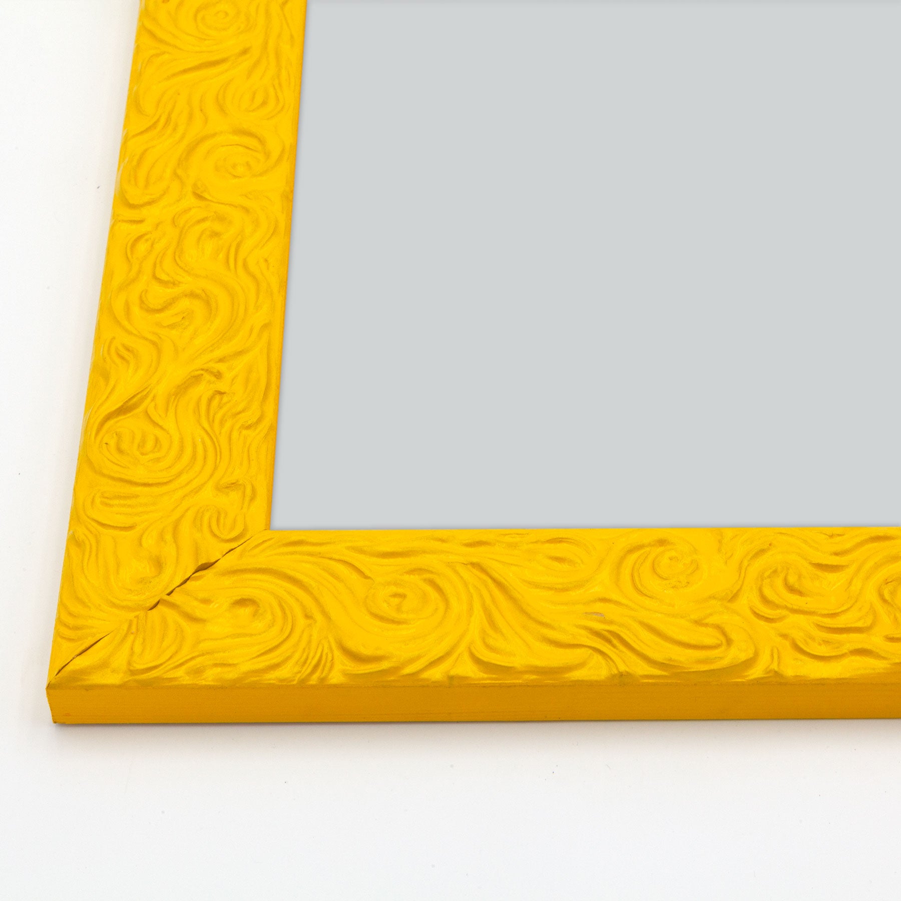 Cornice Moderna su Misura - Modello Andy colore Giallo