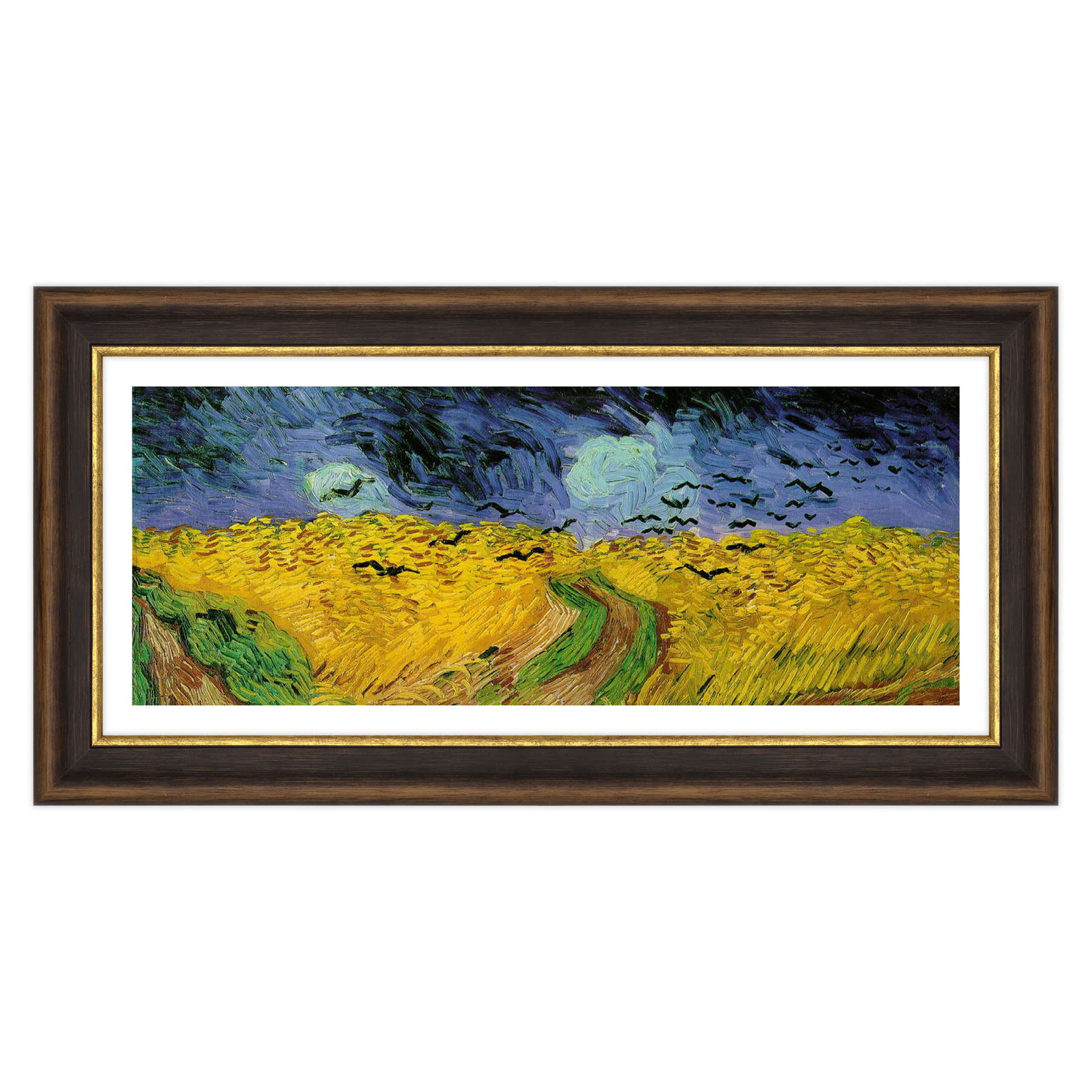 Van Gogh - Campo di grano con volo di corvi
