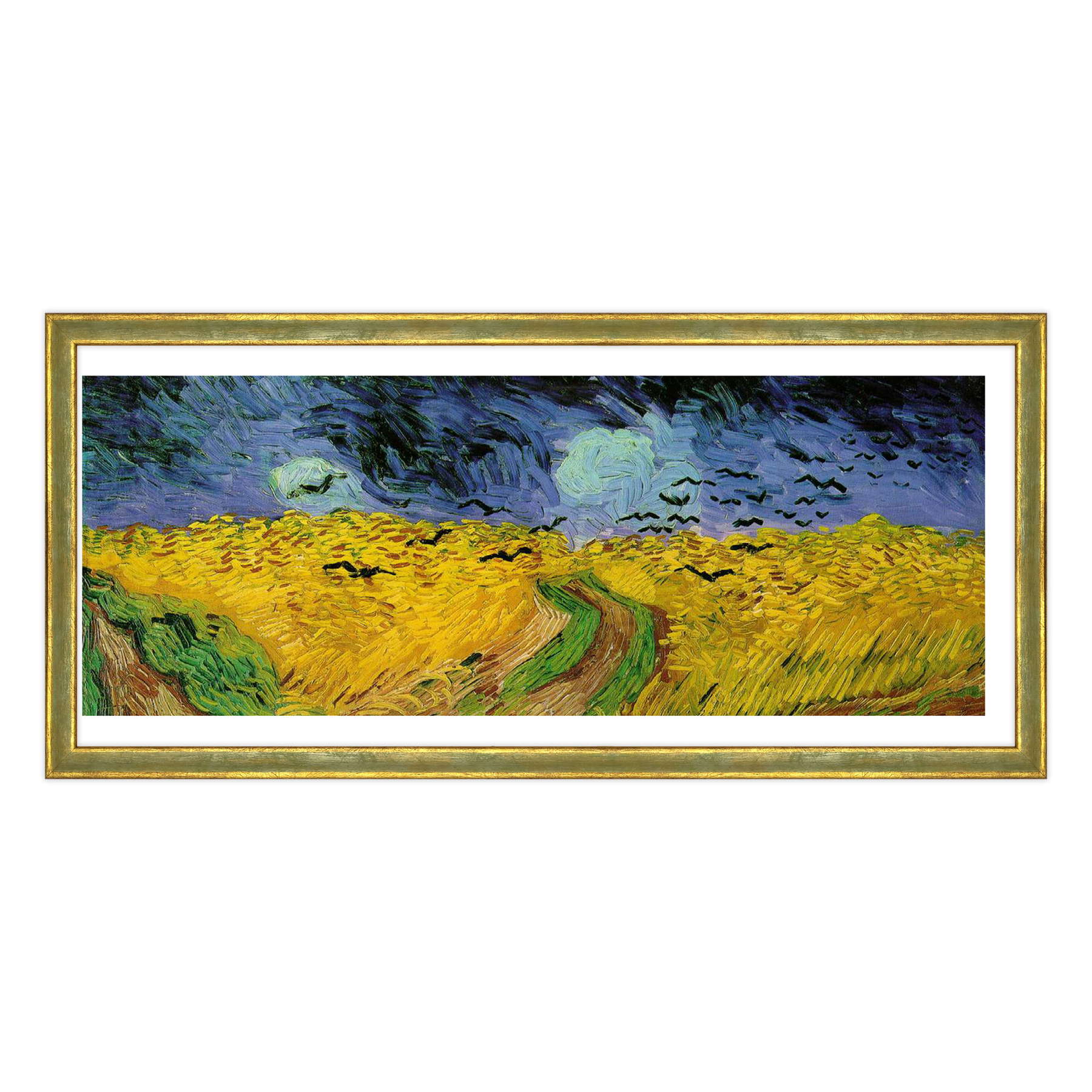Van Gogh - Campo di grano con volo di corvi
