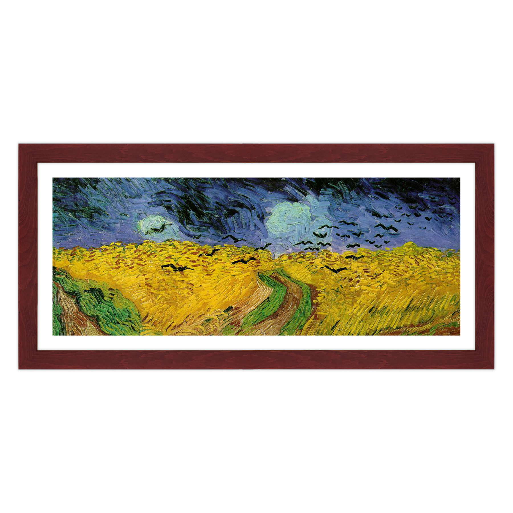 Van Gogh - Campo di grano con volo di corvi