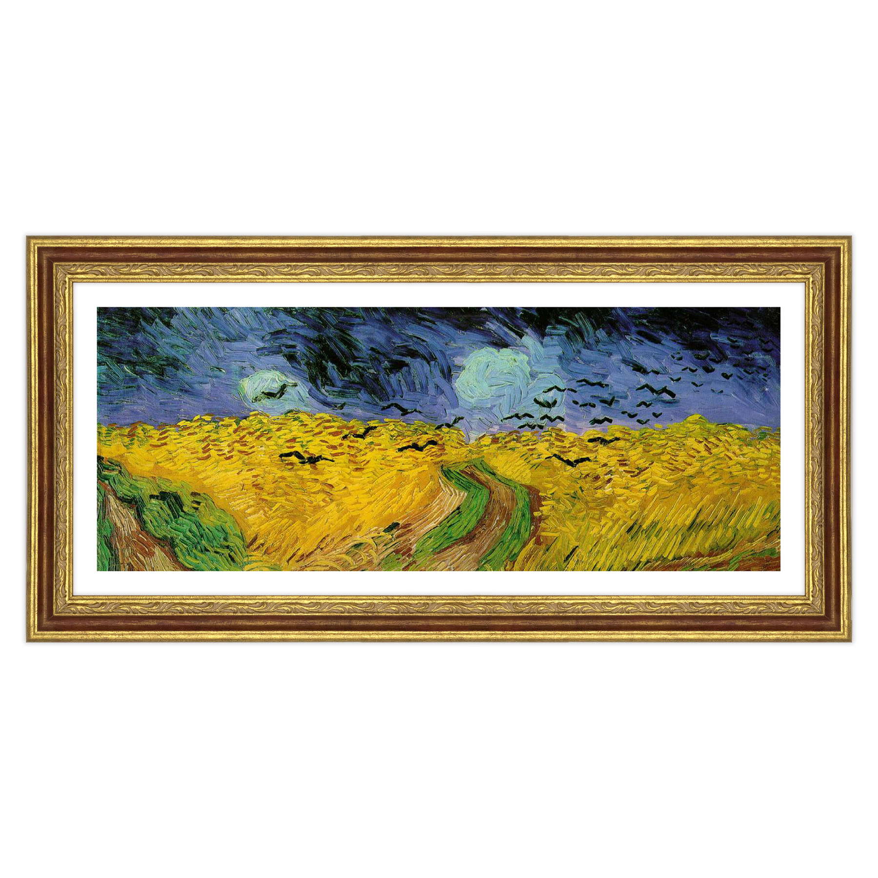 Van Gogh - Campo di grano con volo di corvi