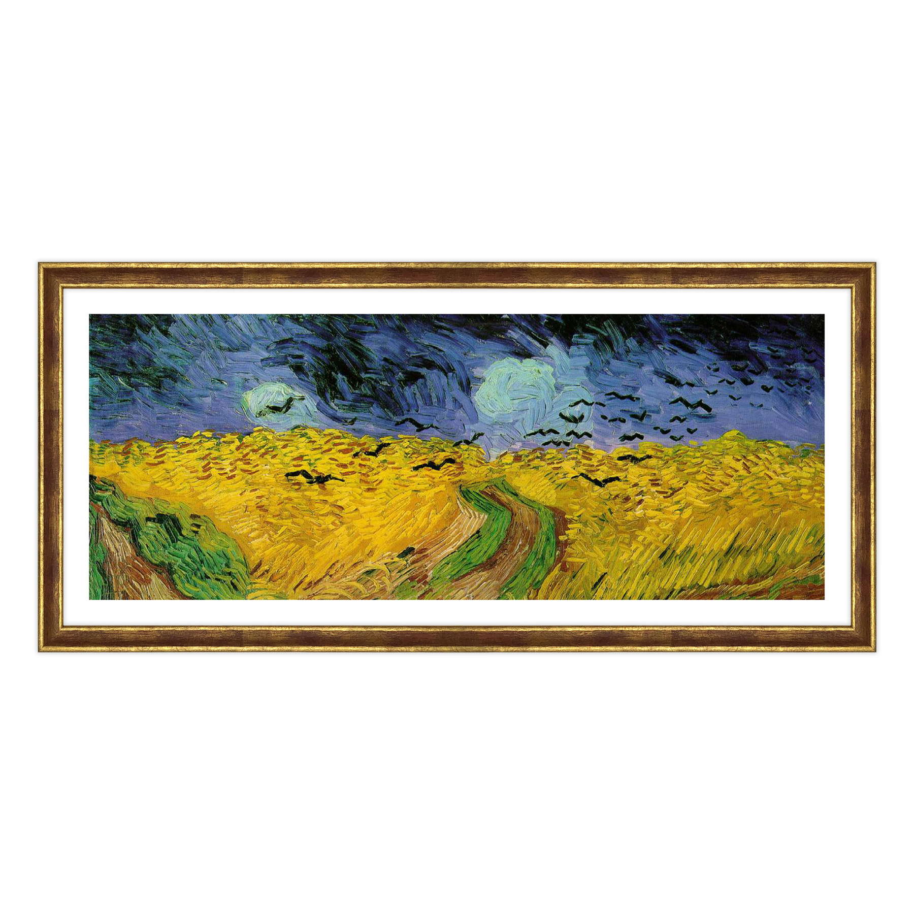 Van Gogh - Campo di grano con volo di corvi
