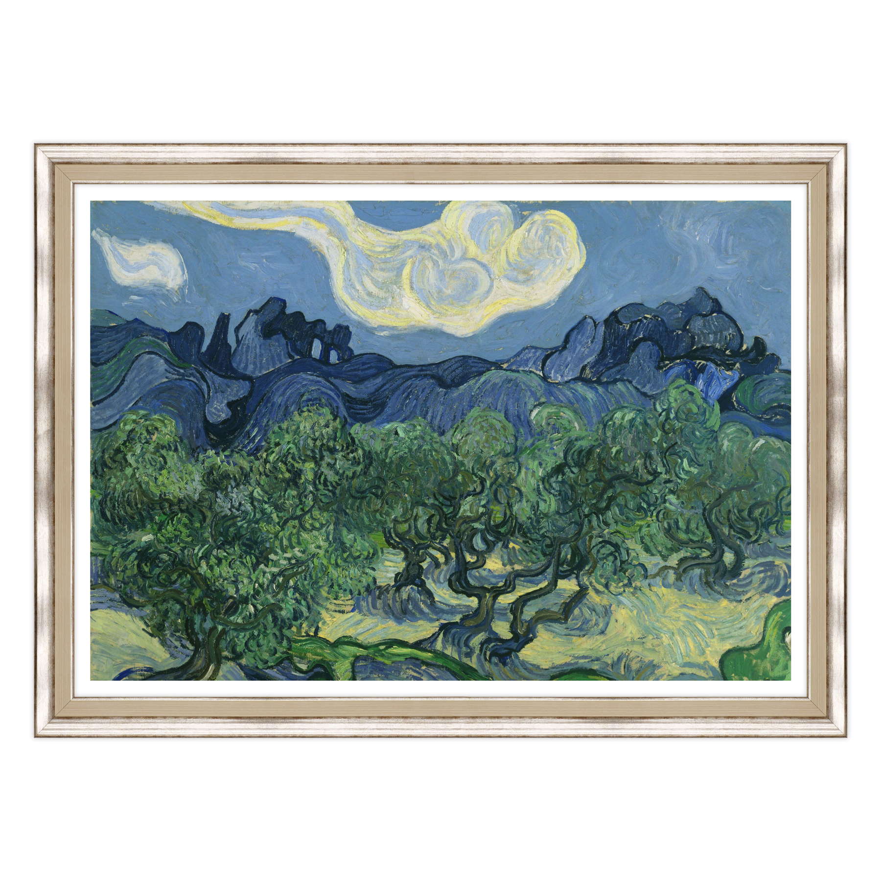 Van Gogh - Ulivi con le Alpilles sullo sfondo