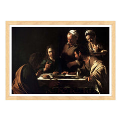 Caravaggio - Cena in Emmaus Stupore