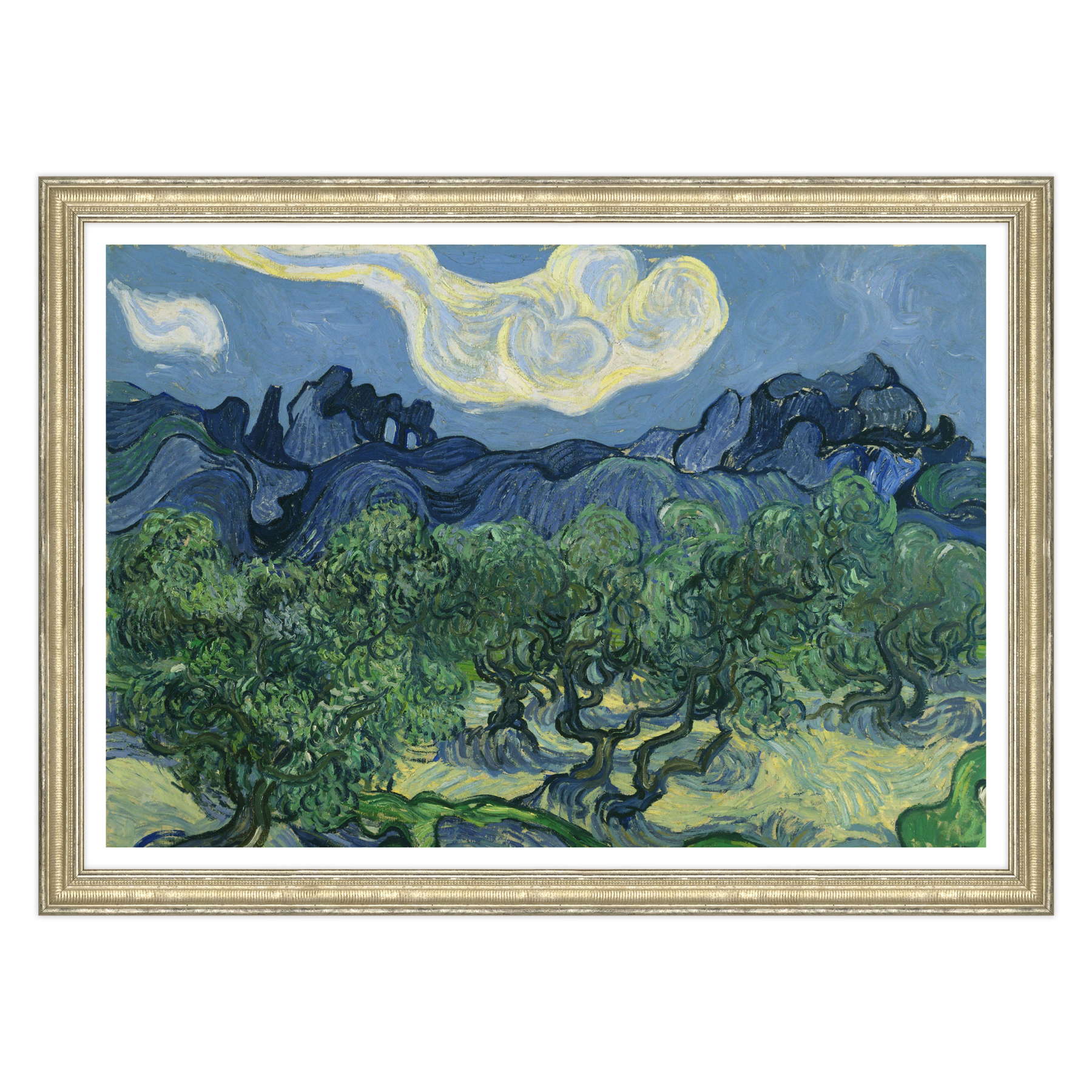 Van Gogh - Ulivi con le Alpilles sullo sfondo