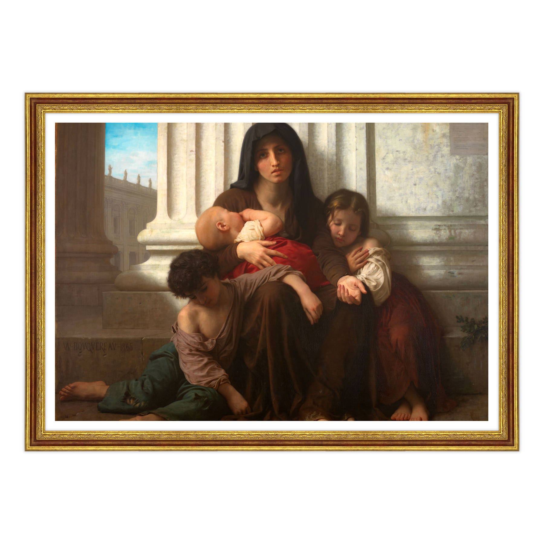William-Adolphe Bouguereau - Famiglia indigente