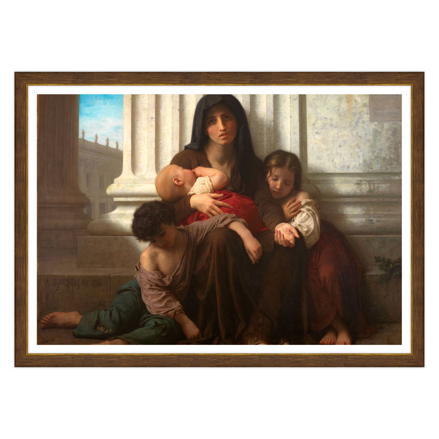 William-Adolphe Bouguereau - Famiglia indigente
