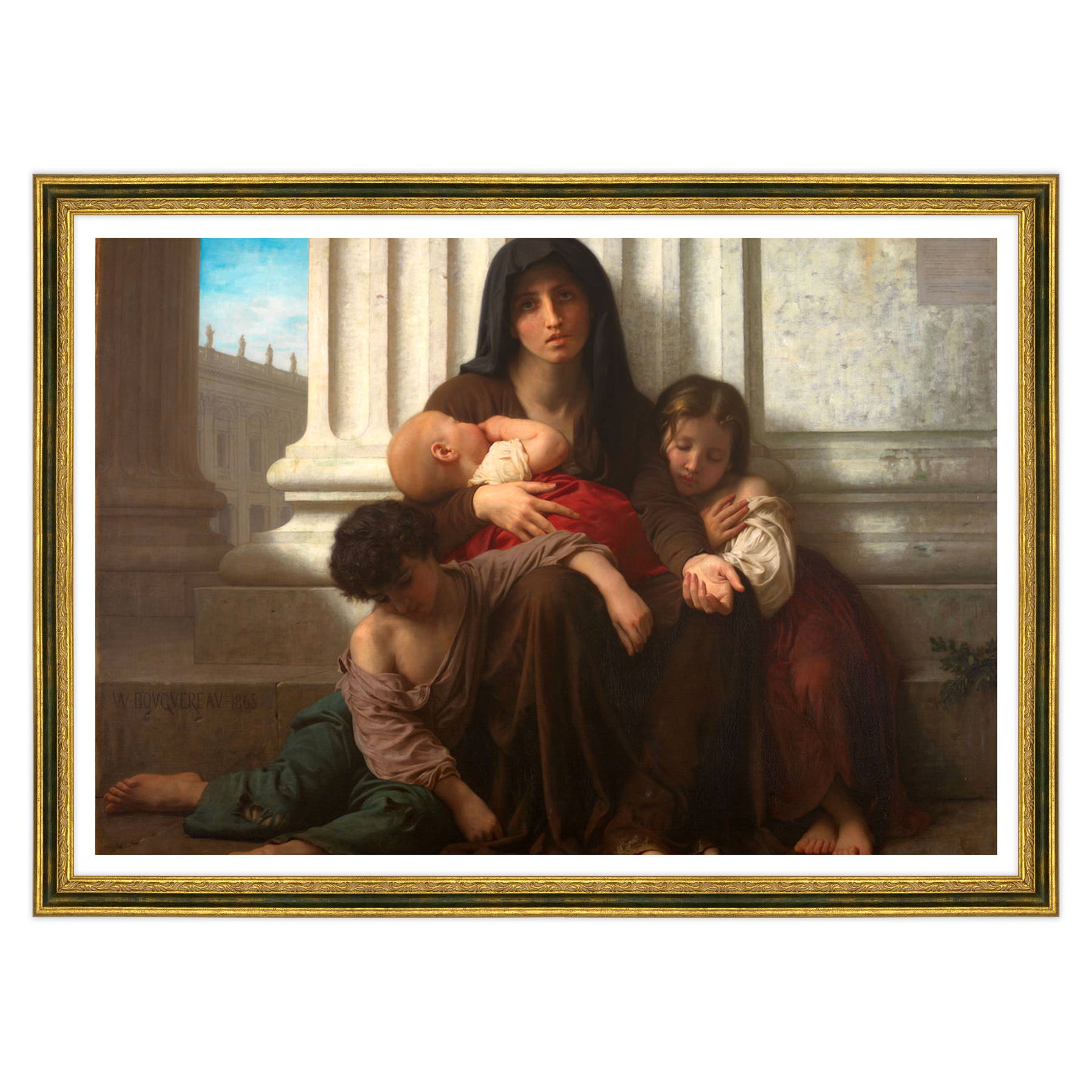 William-Adolphe Bouguereau - Famiglia indigente