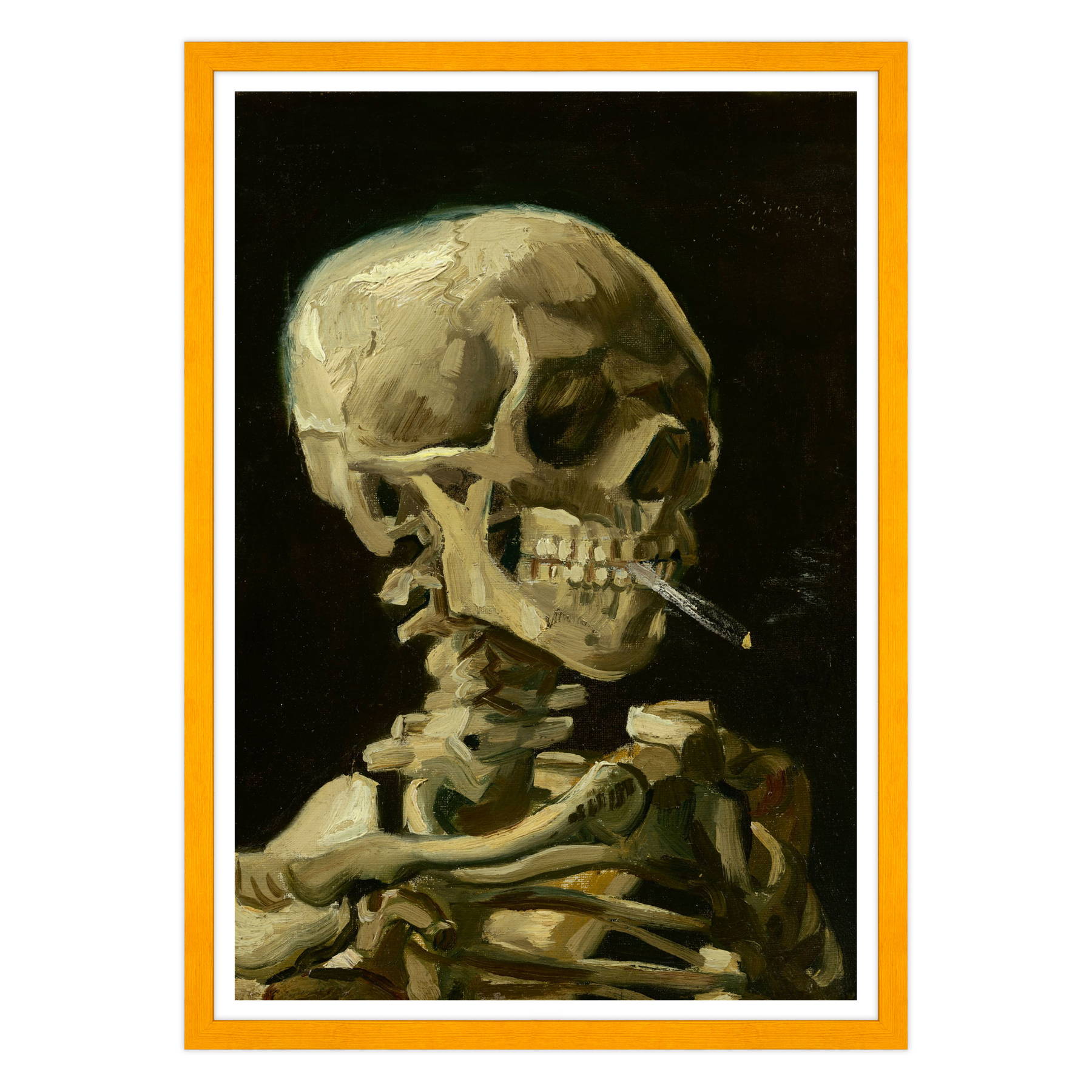 Van Gogh - Teschio con sigaretta accesa