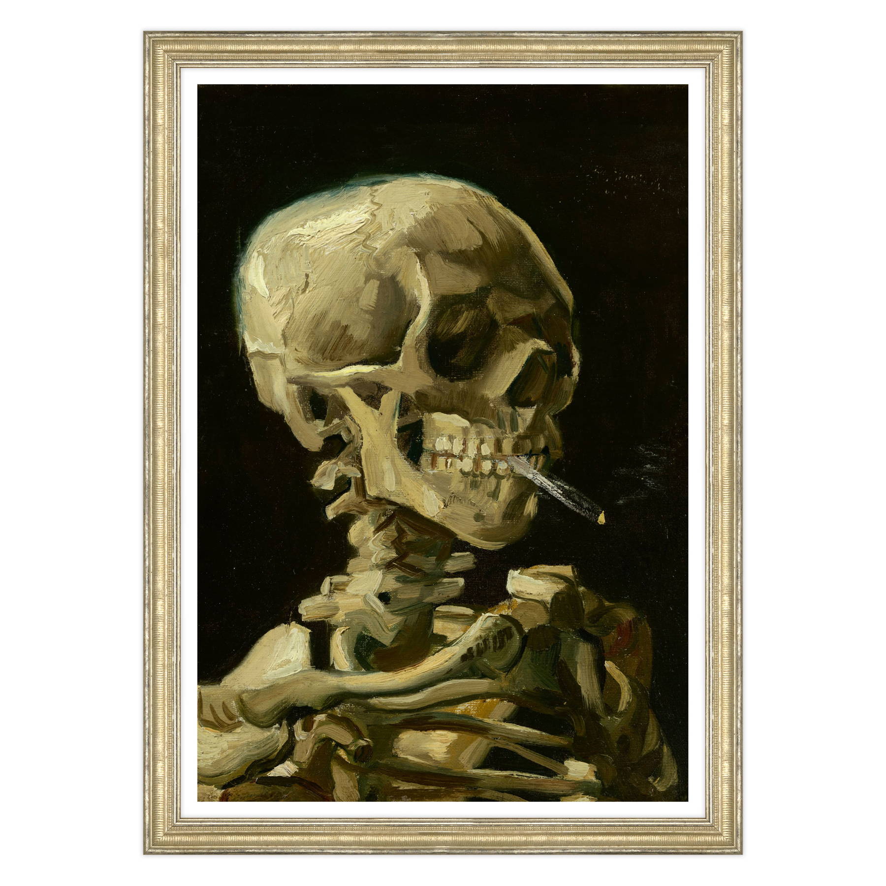 Van Gogh - Teschio con sigaretta accesa