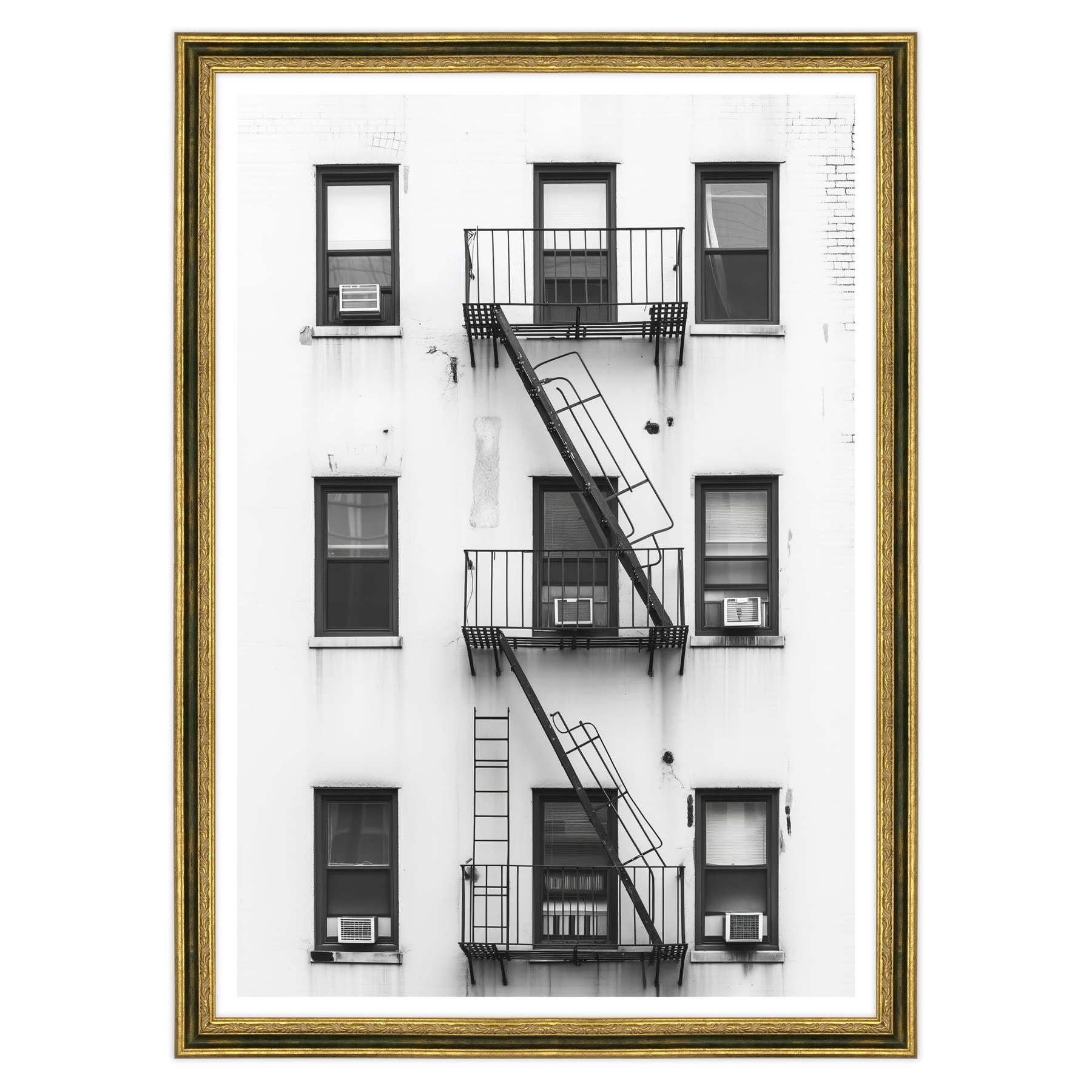 New York Street Photography - Simmetrie di Ferro e Cemento