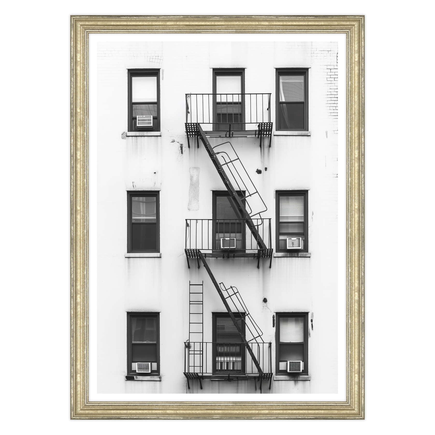 New York Street Photography - Simmetrie di Ferro e Cemento