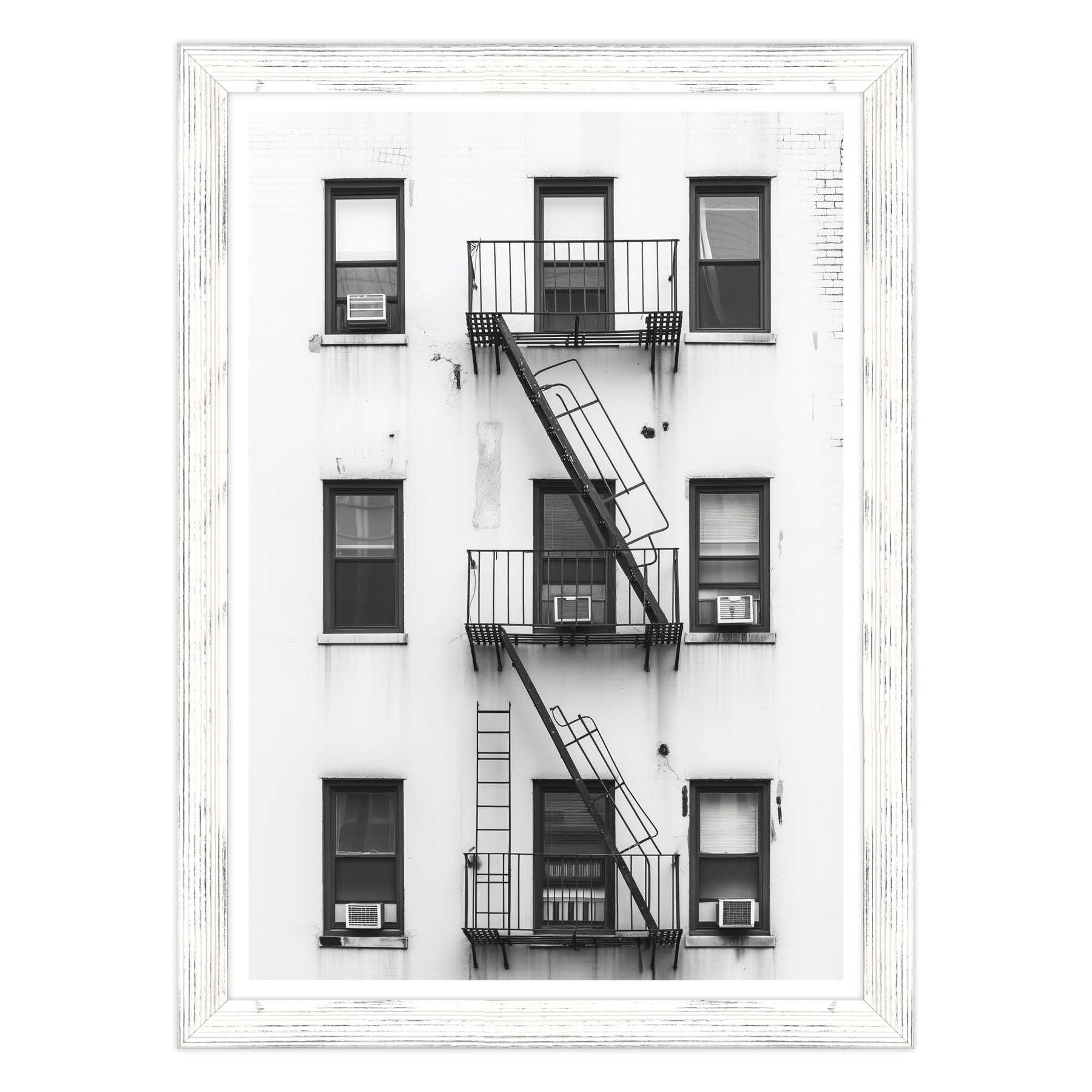 New York Street Photography - Simmetrie di Ferro e Cemento