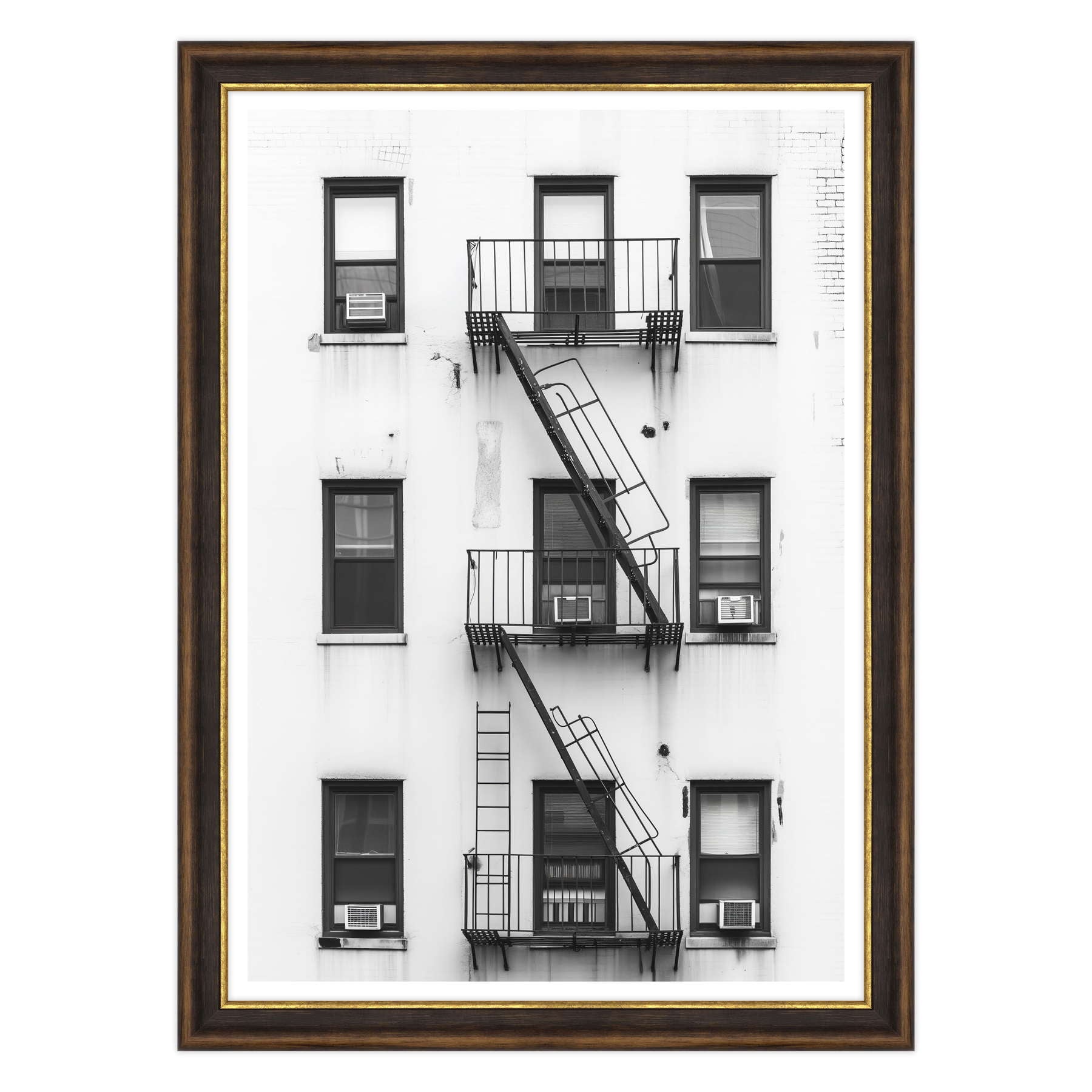 New York Street Photography - Simmetrie di Ferro e Cemento