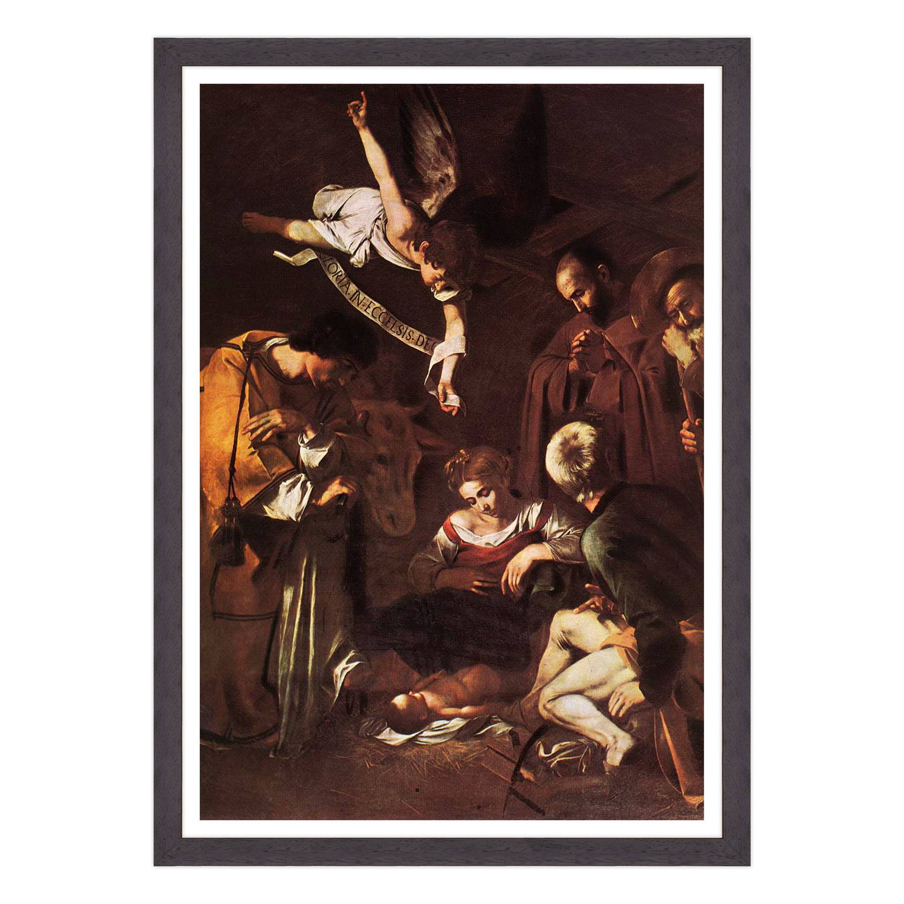 Caravaggio - Natività con i santi Lorenzo e Francesco d'Assisi