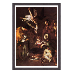 Caravaggio - Natività con i santi Lorenzo e Francesco d'Assisi