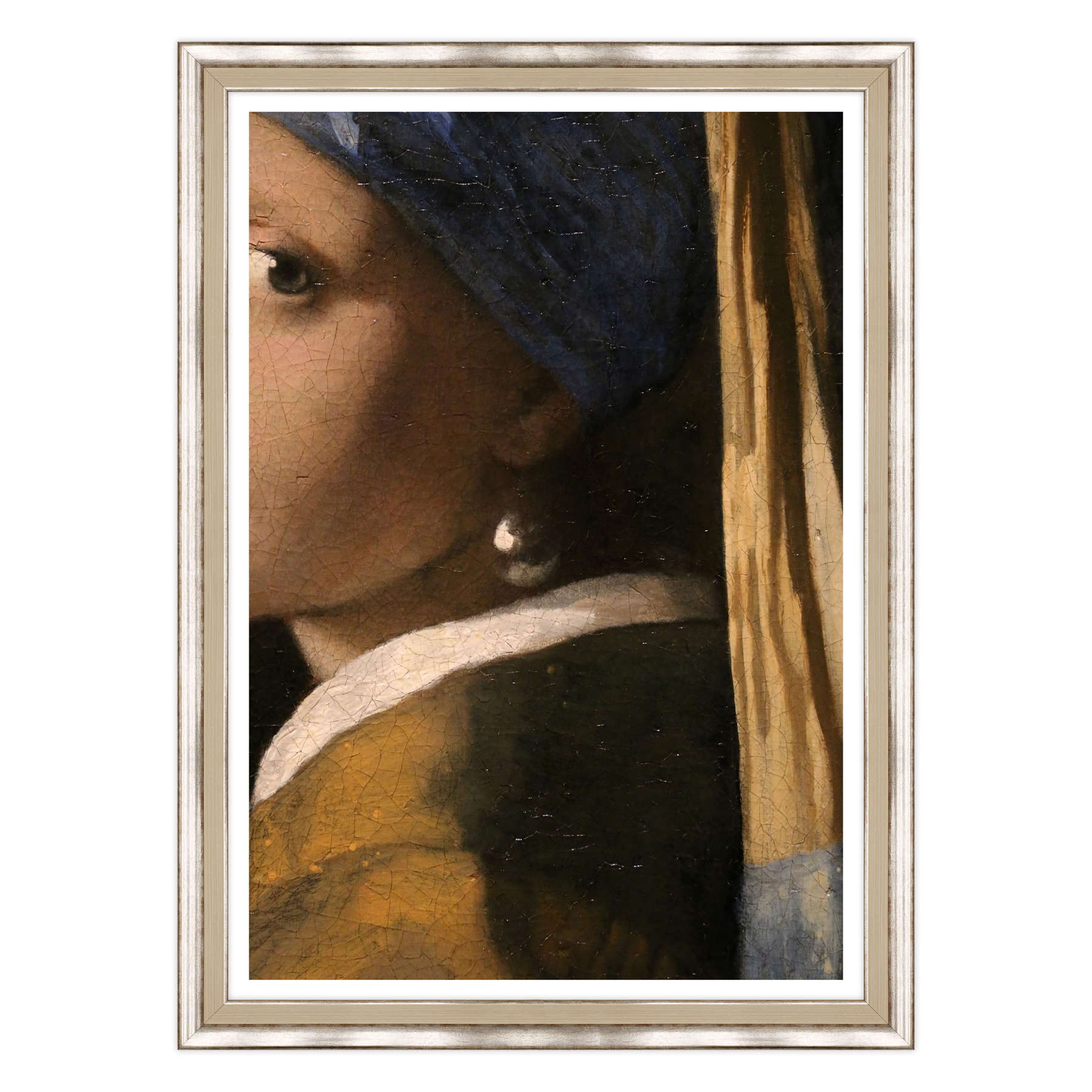 Vermeer - Dettaglio Ragazza con l'orecchino di perla