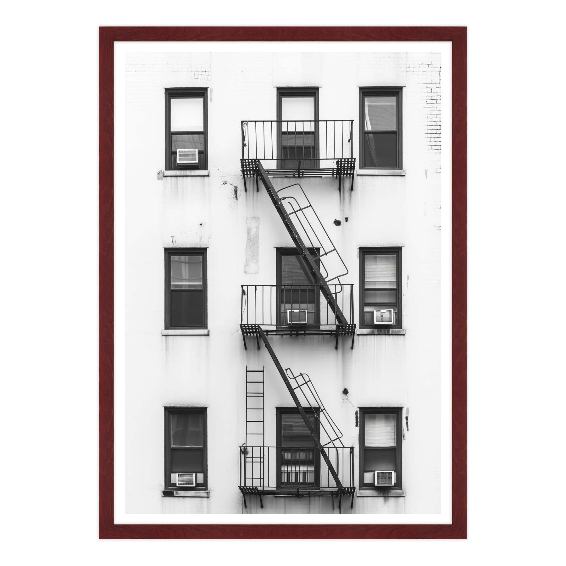 New York Street Photography - Simmetrie di Ferro e Cemento