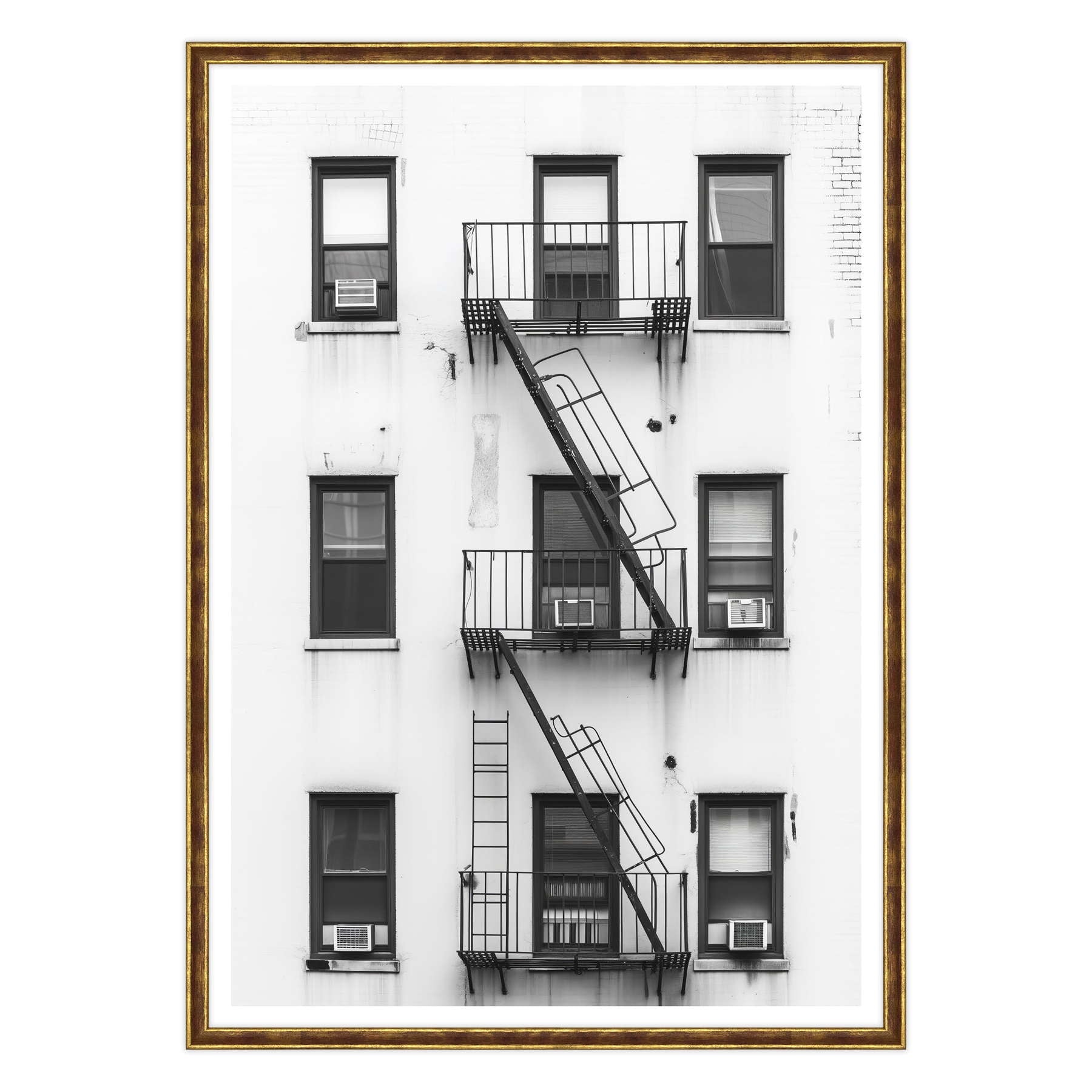 New York Street Photography - Simmetrie di Ferro e Cemento