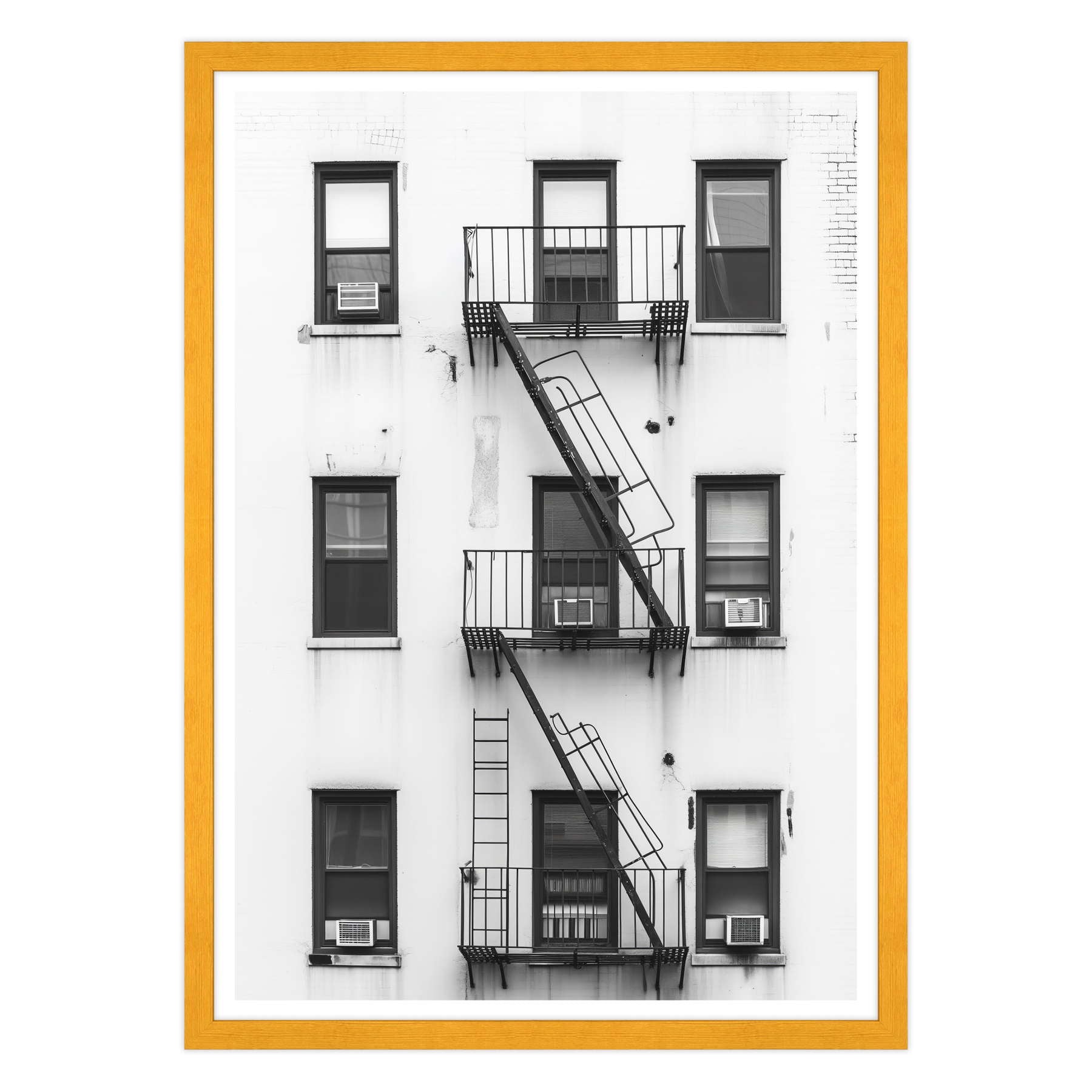 New York Street Photography - Simmetrie di Ferro e Cemento