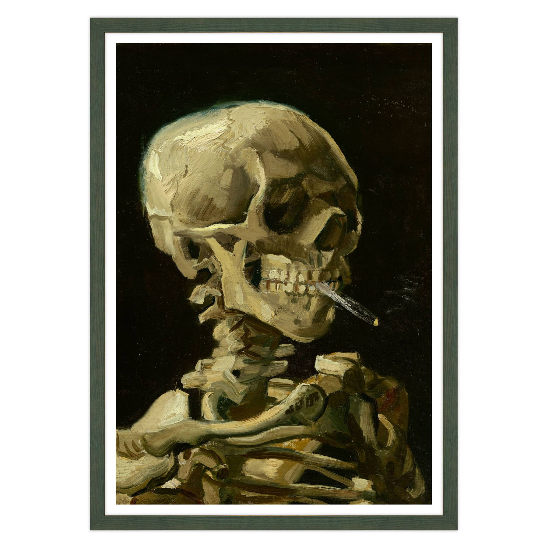 Van Gogh - Teschio con sigaretta accesa