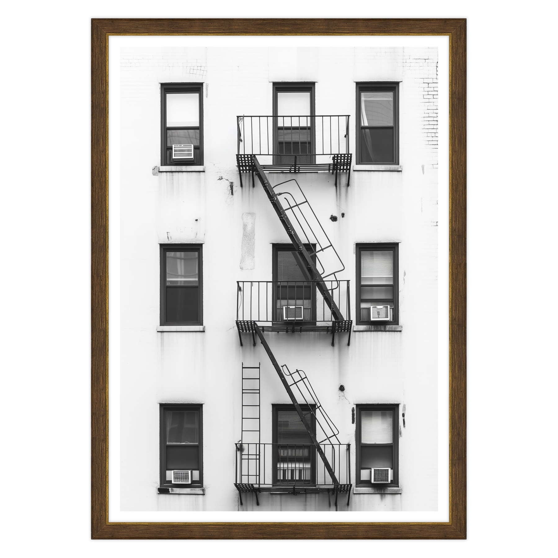New York Street Photography - Simmetrie di Ferro e Cemento