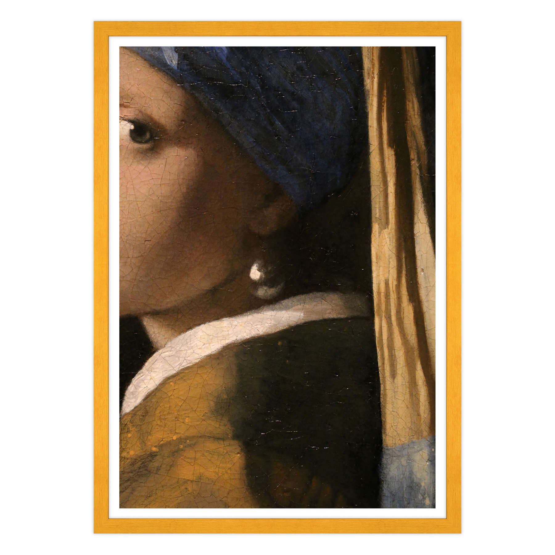Vermeer - Dettaglio Ragazza con l'orecchino di perla