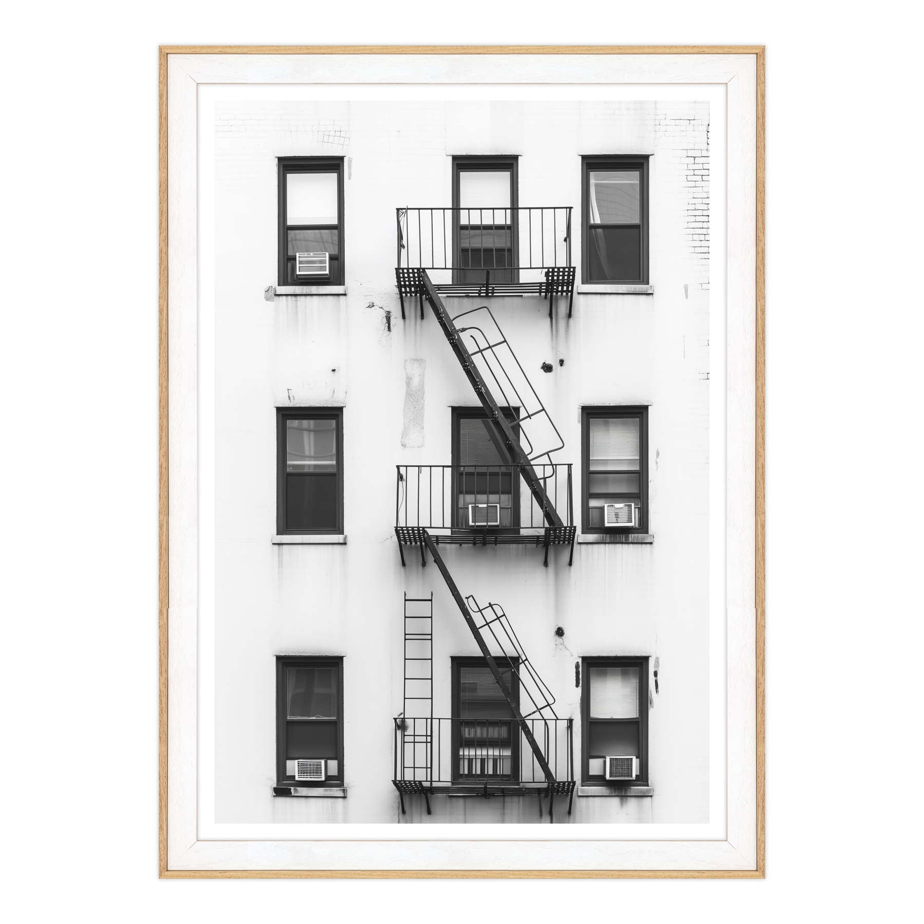 New York Street Photography - Simmetrie di Ferro e Cemento