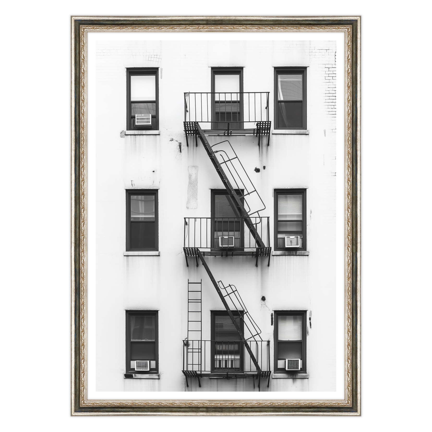 New York Street Photography - Simmetrie di Ferro e Cemento