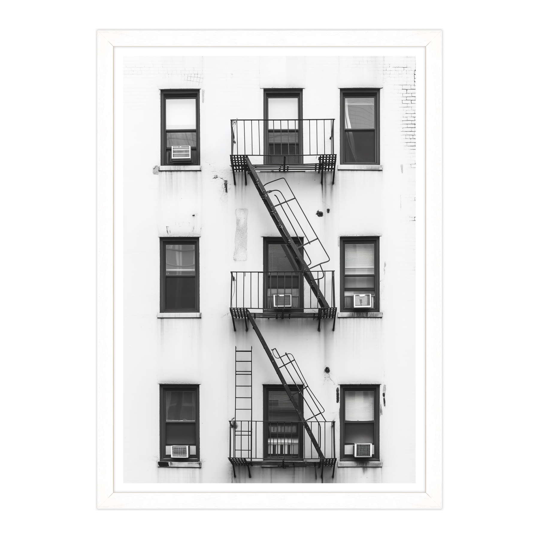 New York Street Photography - Simmetrie di Ferro e Cemento