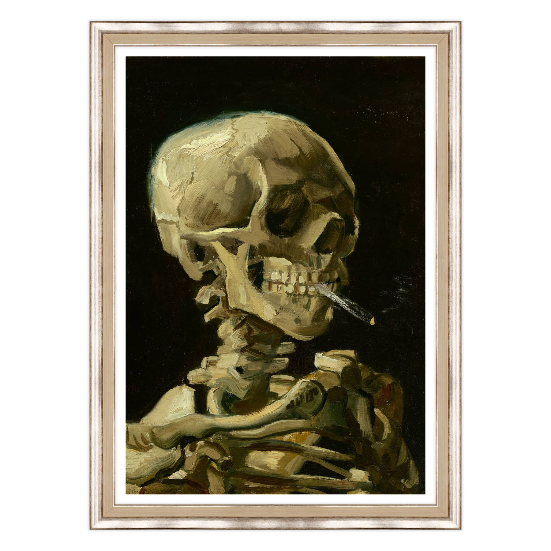 Van Gogh - Teschio con sigaretta accesa