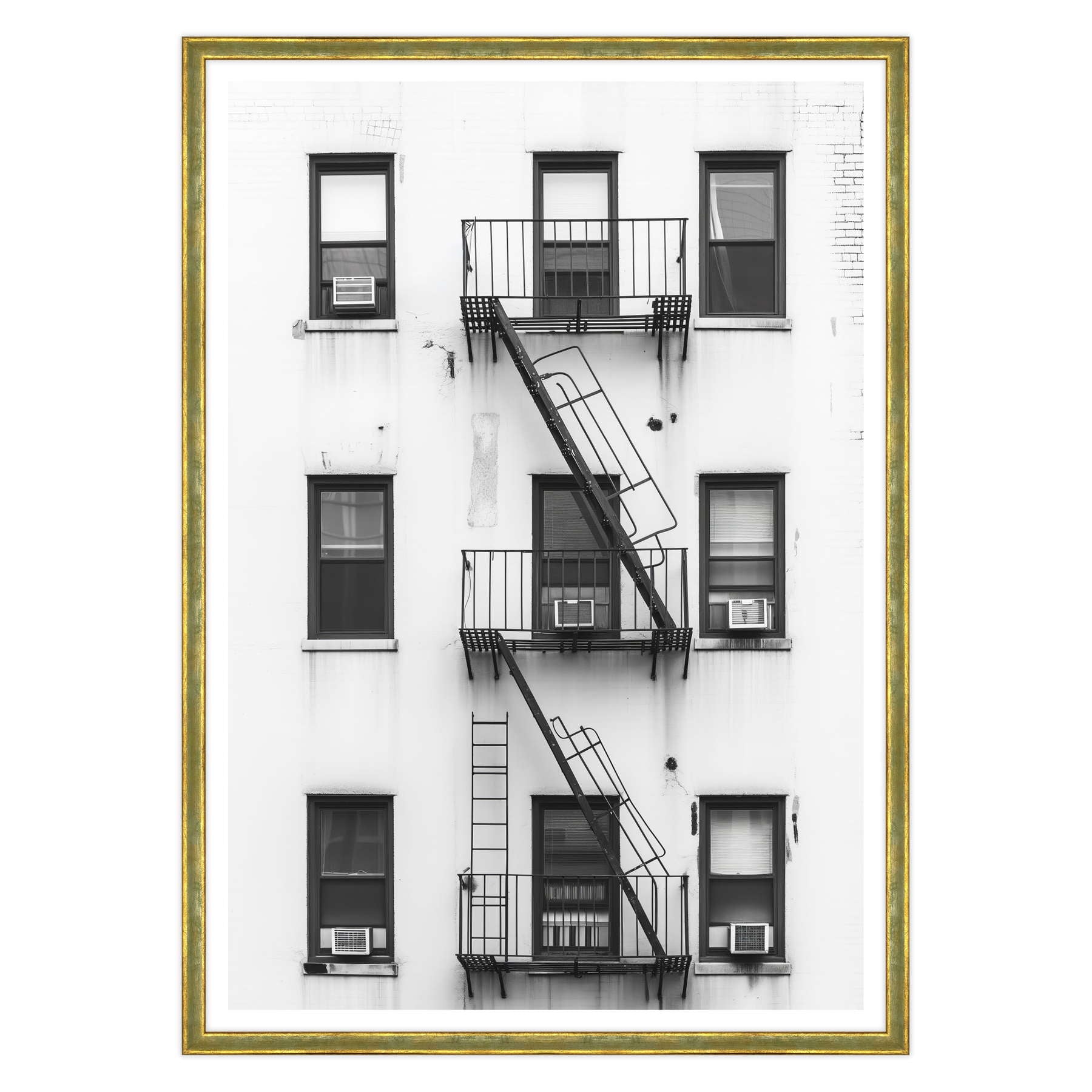 New York Street Photography - Simmetrie di Ferro e Cemento