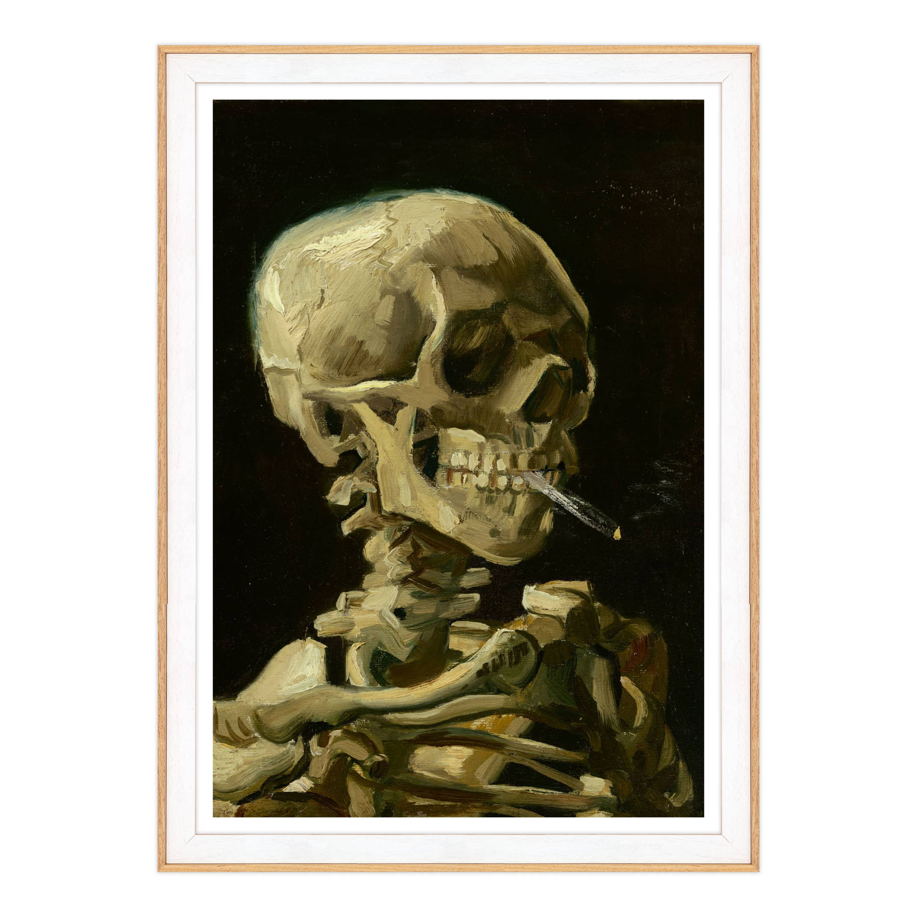 Van Gogh - Teschio con sigaretta accesa