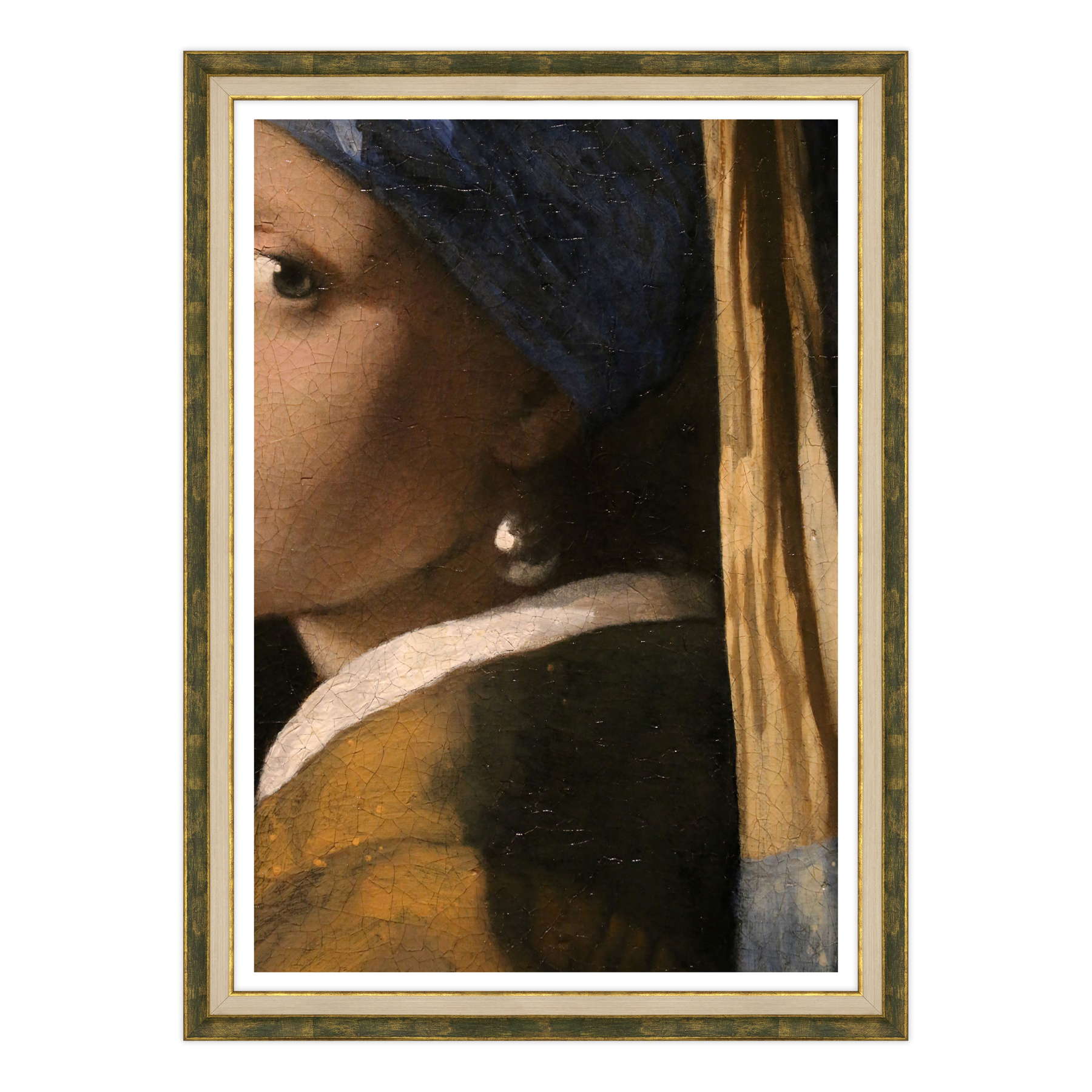 Vermeer - Dettaglio Ragazza con l'orecchino di perla