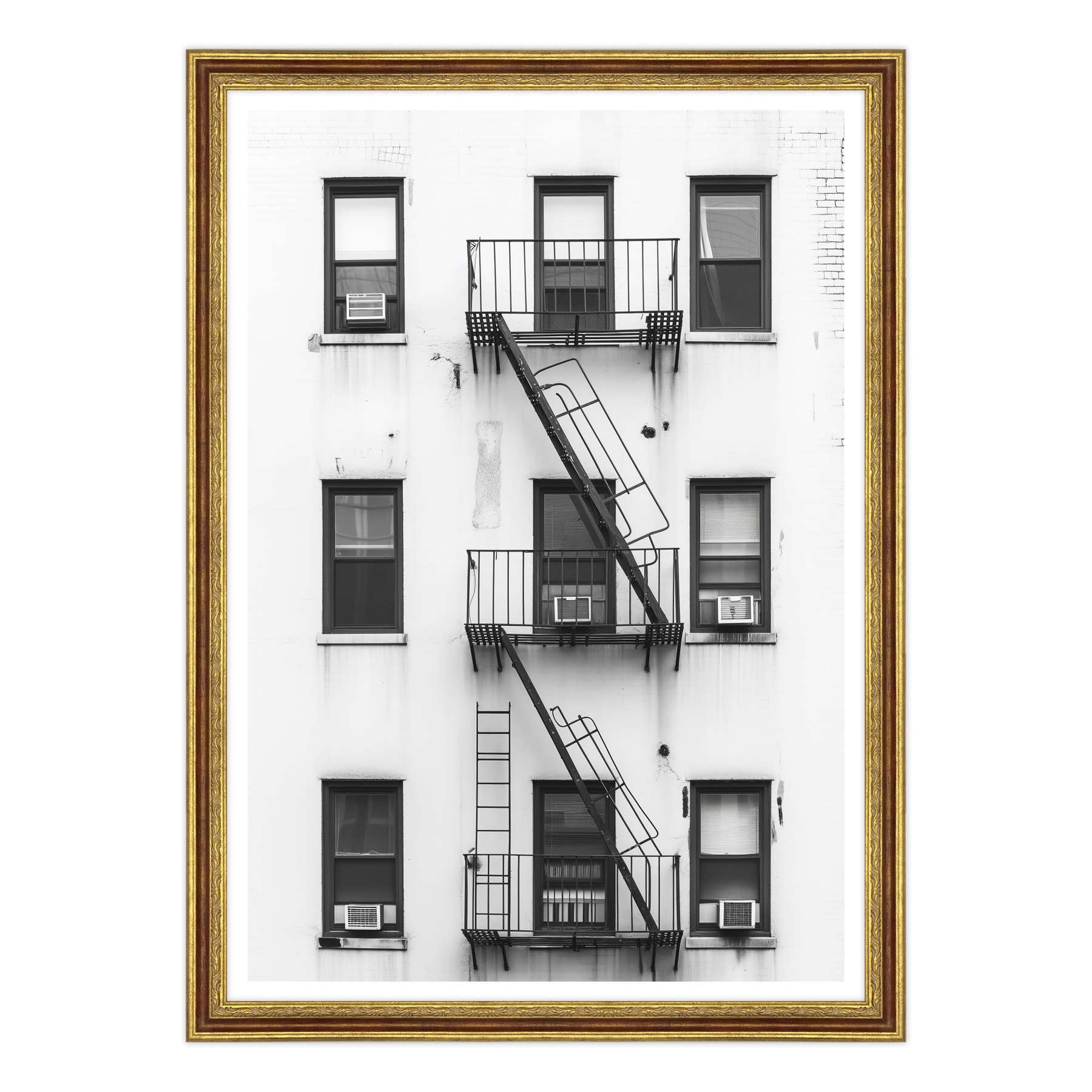 New York Street Photography - Simmetrie di Ferro e Cemento