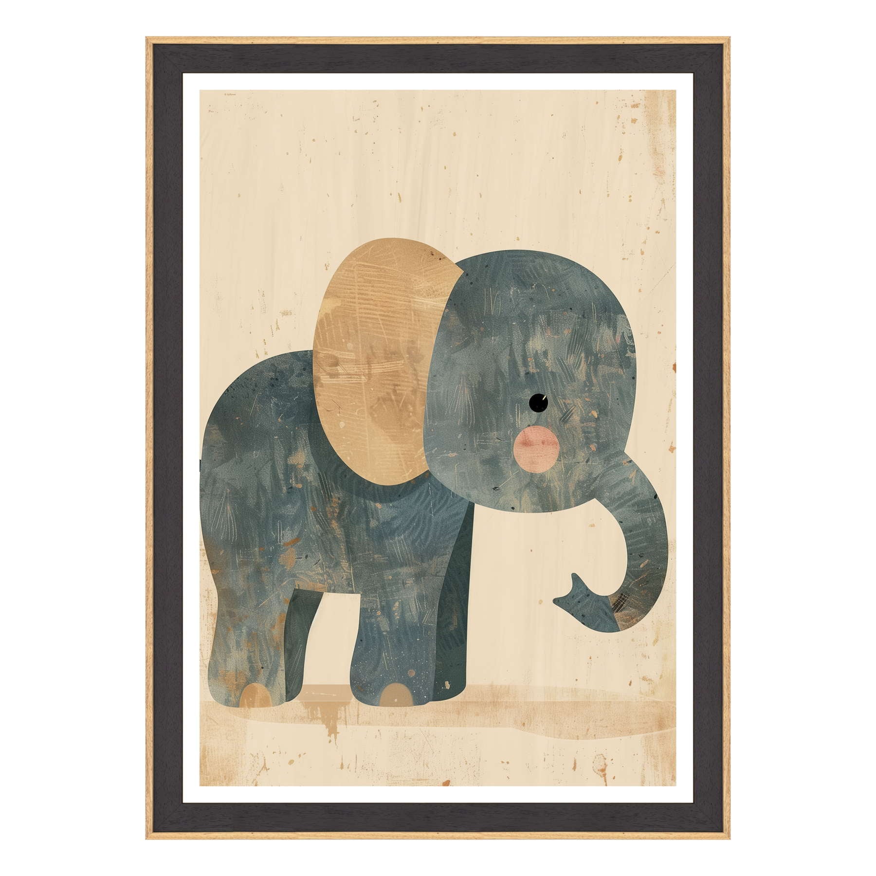 Serenità Sabbiata: L'Elefante Pensieroso