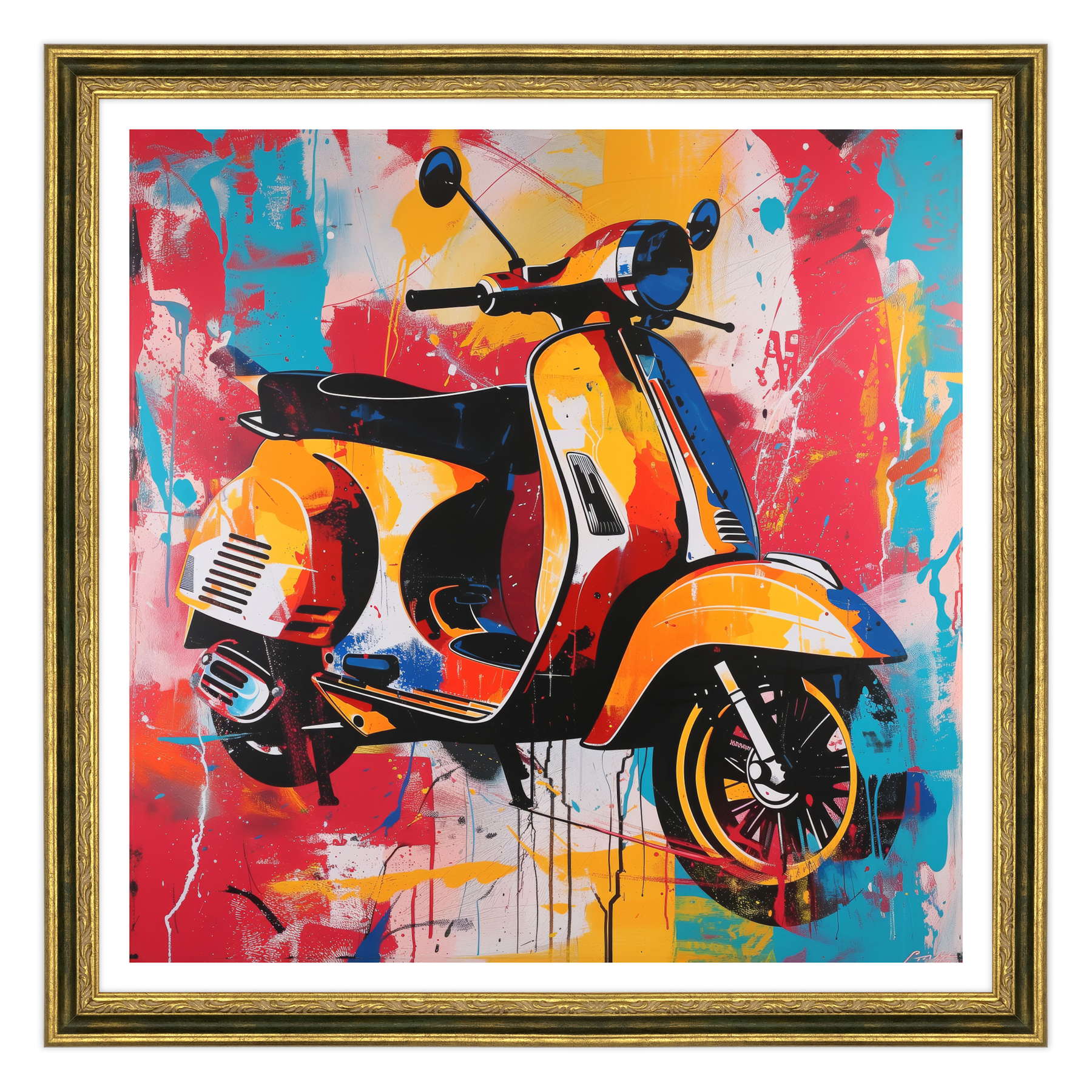 Energia Purpurea: La Vespa nell'Arte Contemporanea