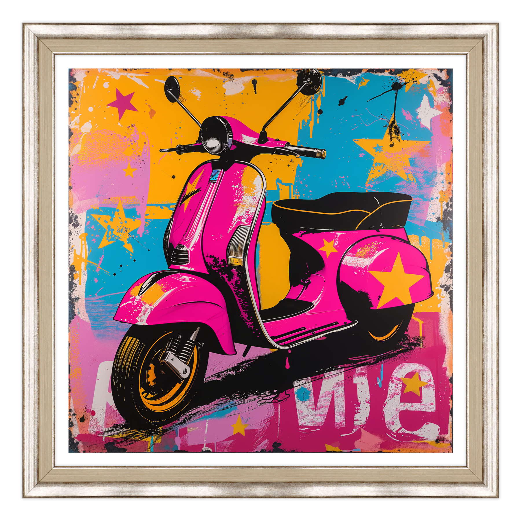 La Vespa che Sfida i Colori