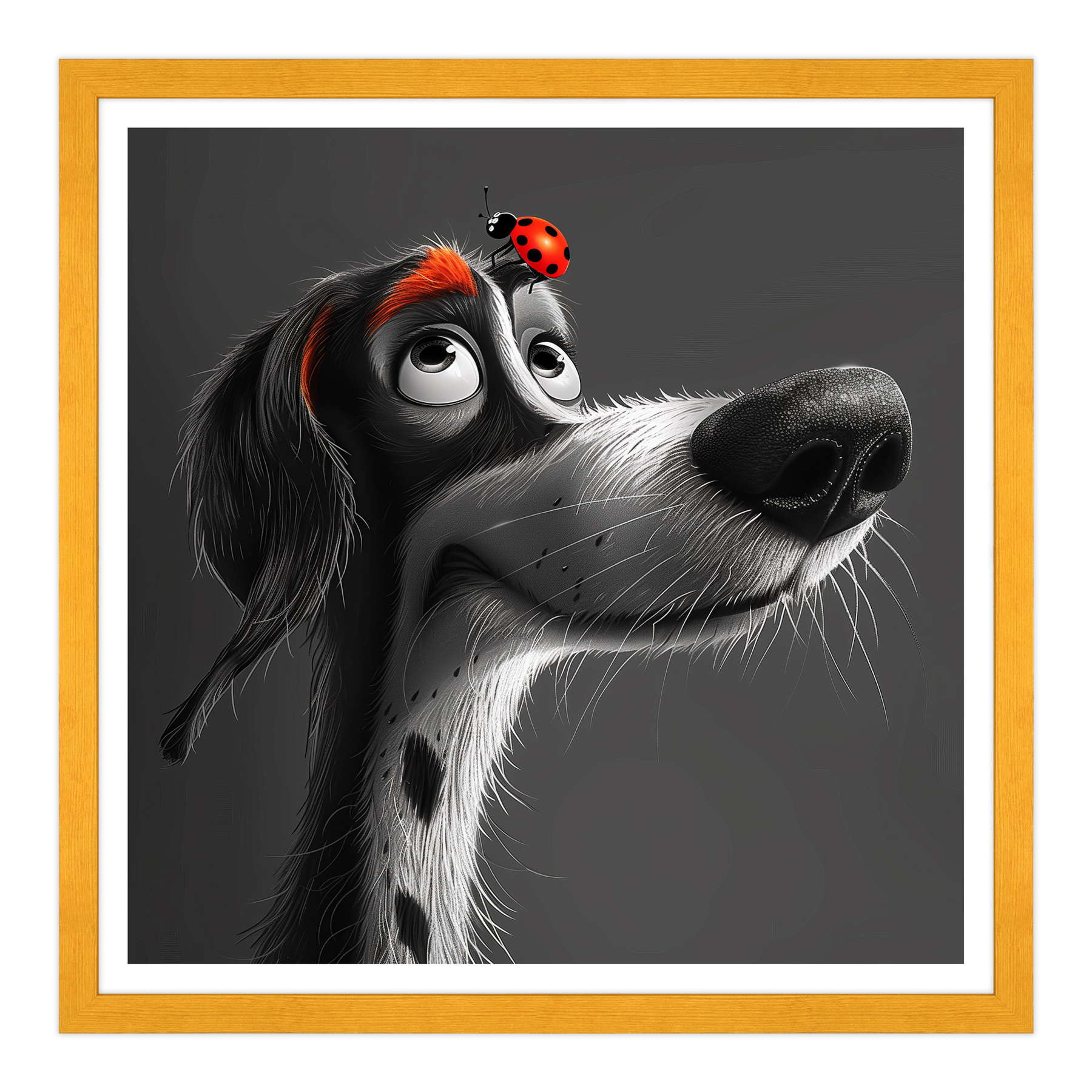 Incontro al Bivio: Il Cane e la Coccinella