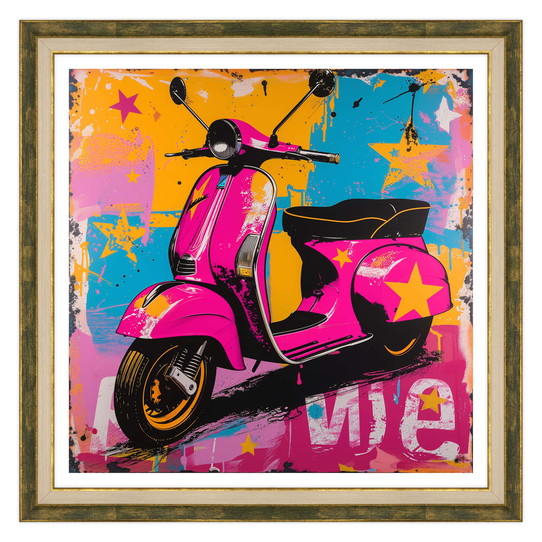 La Vespa che Sfida i Colori