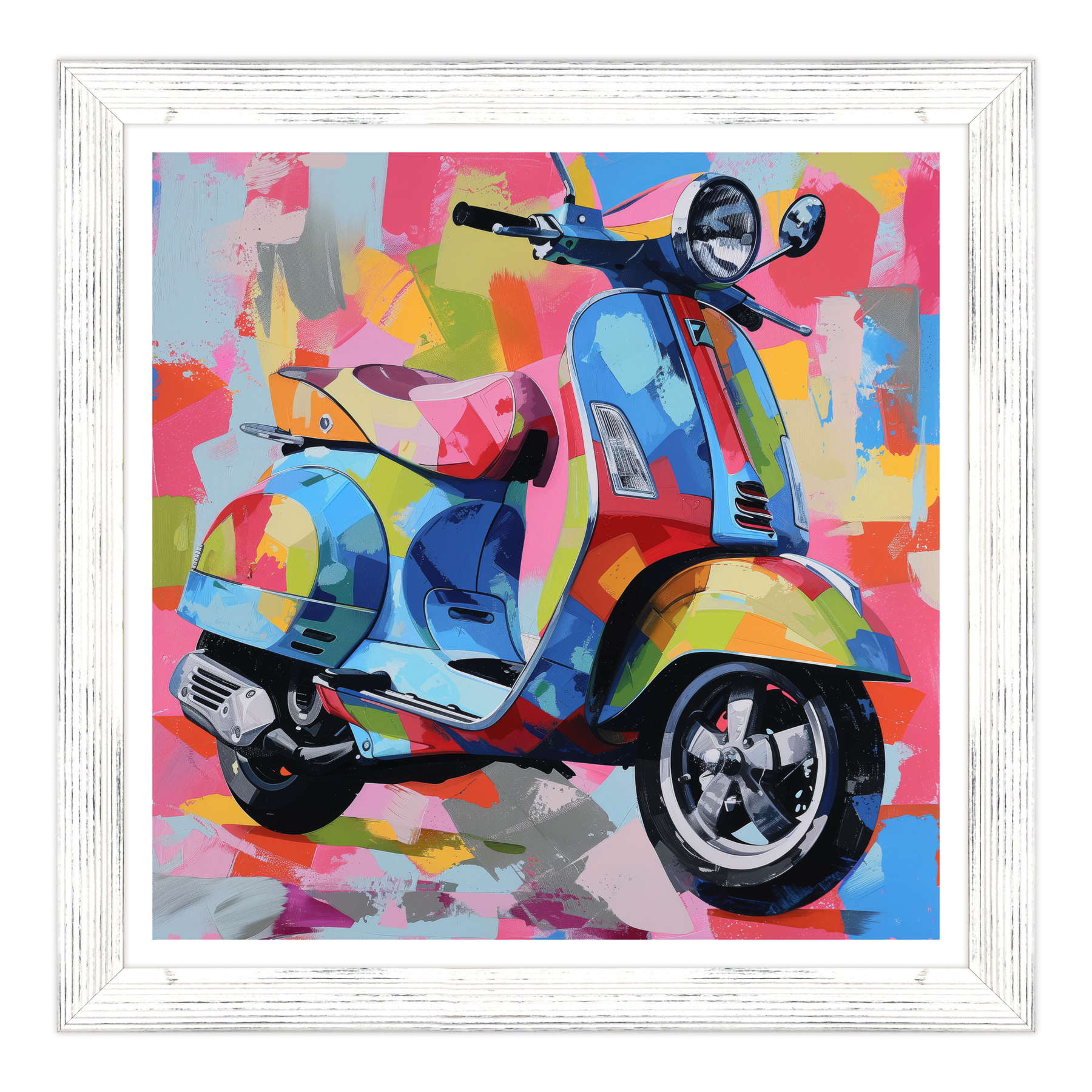 Arlecchino Motorizzato - Vespa in Patchwork