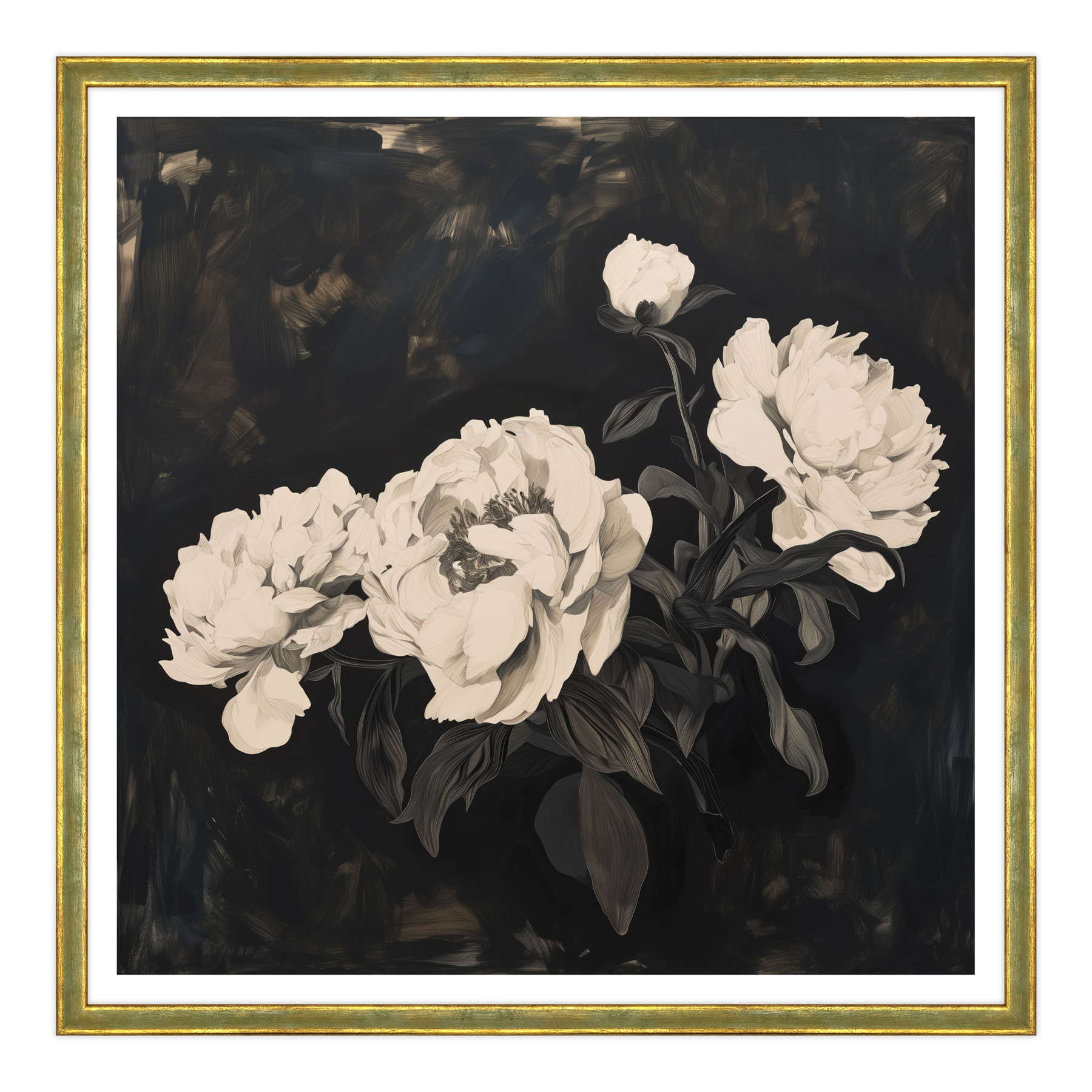 Sogno Notturno: Peonie su Velluto